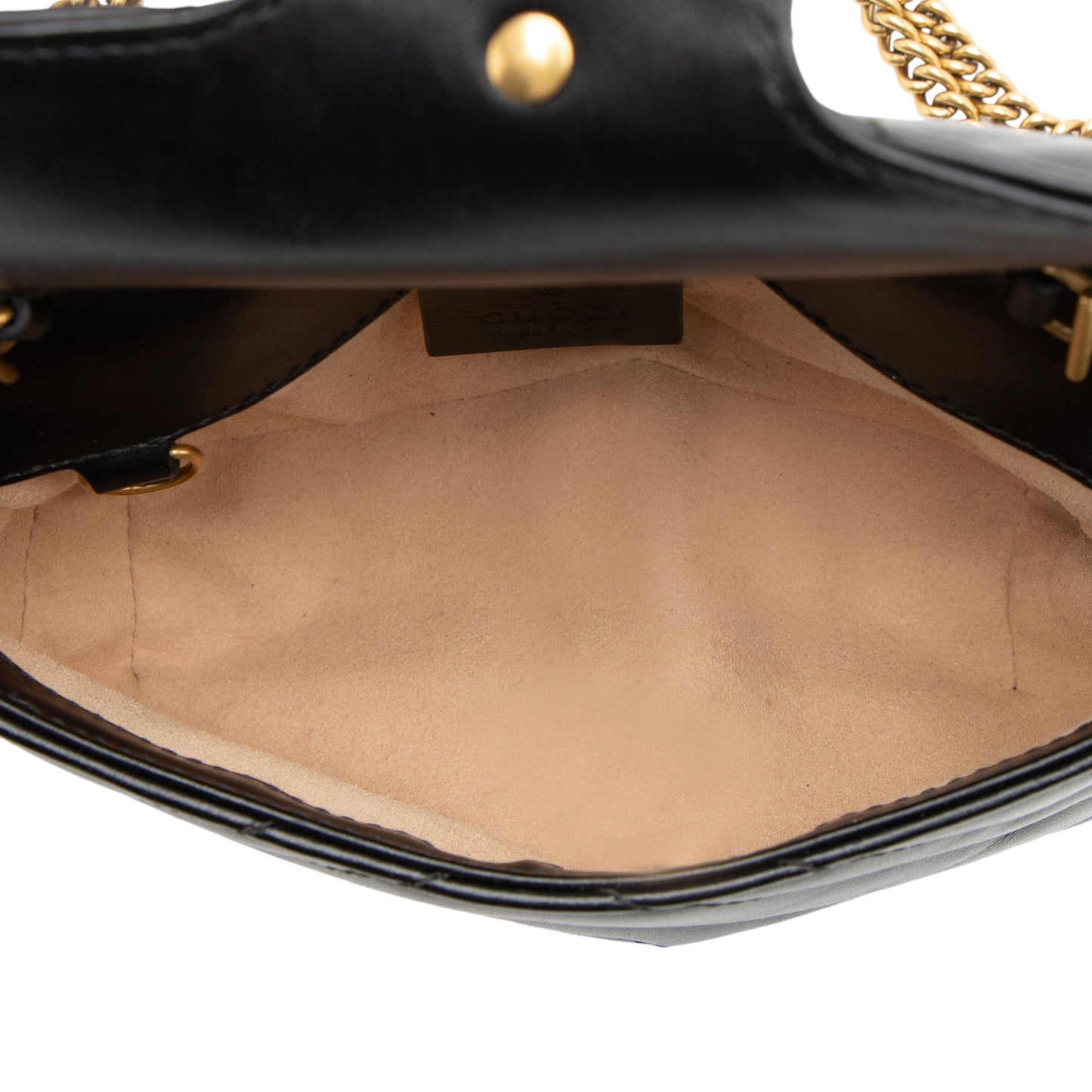 Gucci Matelasse Leather GG Marmont Super Mini Flap Bag (SHF-s0BSa1)
