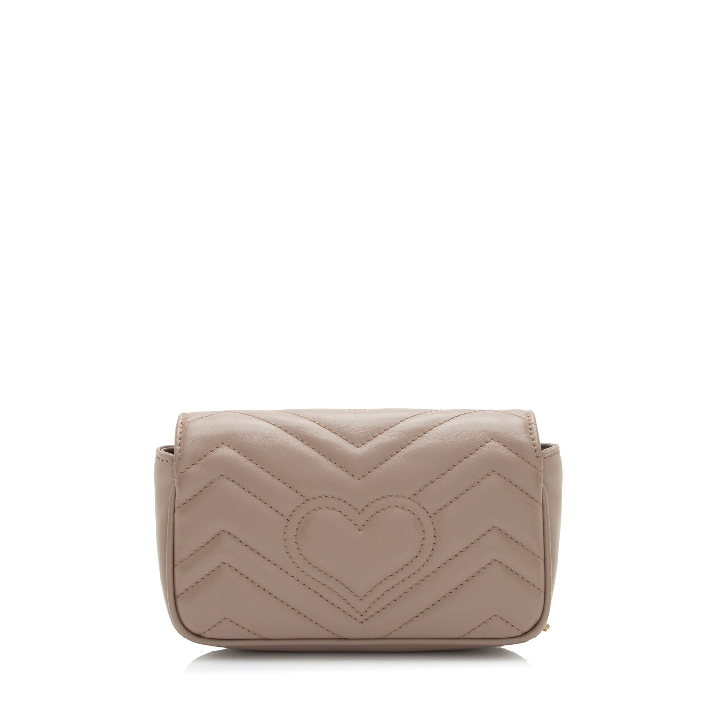 Gucci Matelasse Leather GG Marmont Super Mini Flap Bag (SHF-TvhWqj)
