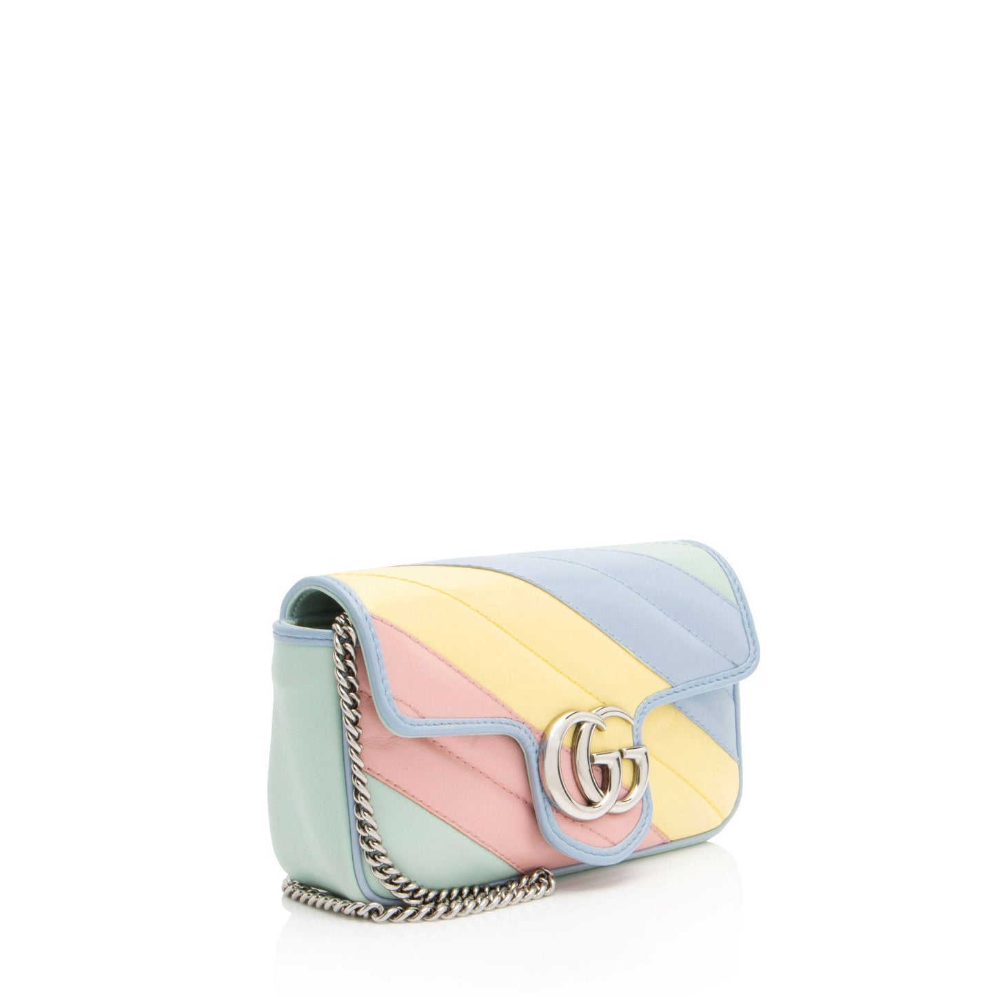 Gucci Matelasse Leather GG Marmont Super Mini Flap Bag (SHF-LovLEQ)