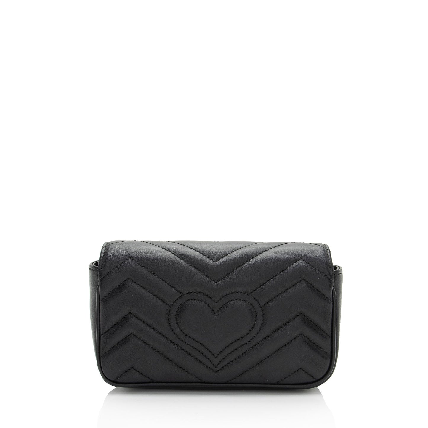 Gucci Matelasse Leather GG Marmont Super Mini Flap Bag (SHF-vdHY2l)