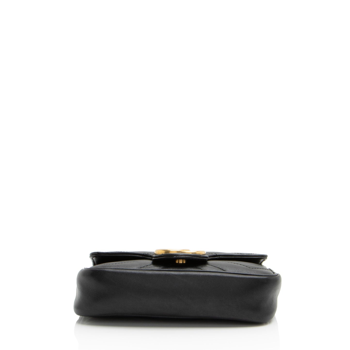 Gucci Matelasse Leather GG Marmont Super Mini Flap Bag (SHF-2hhN8g)