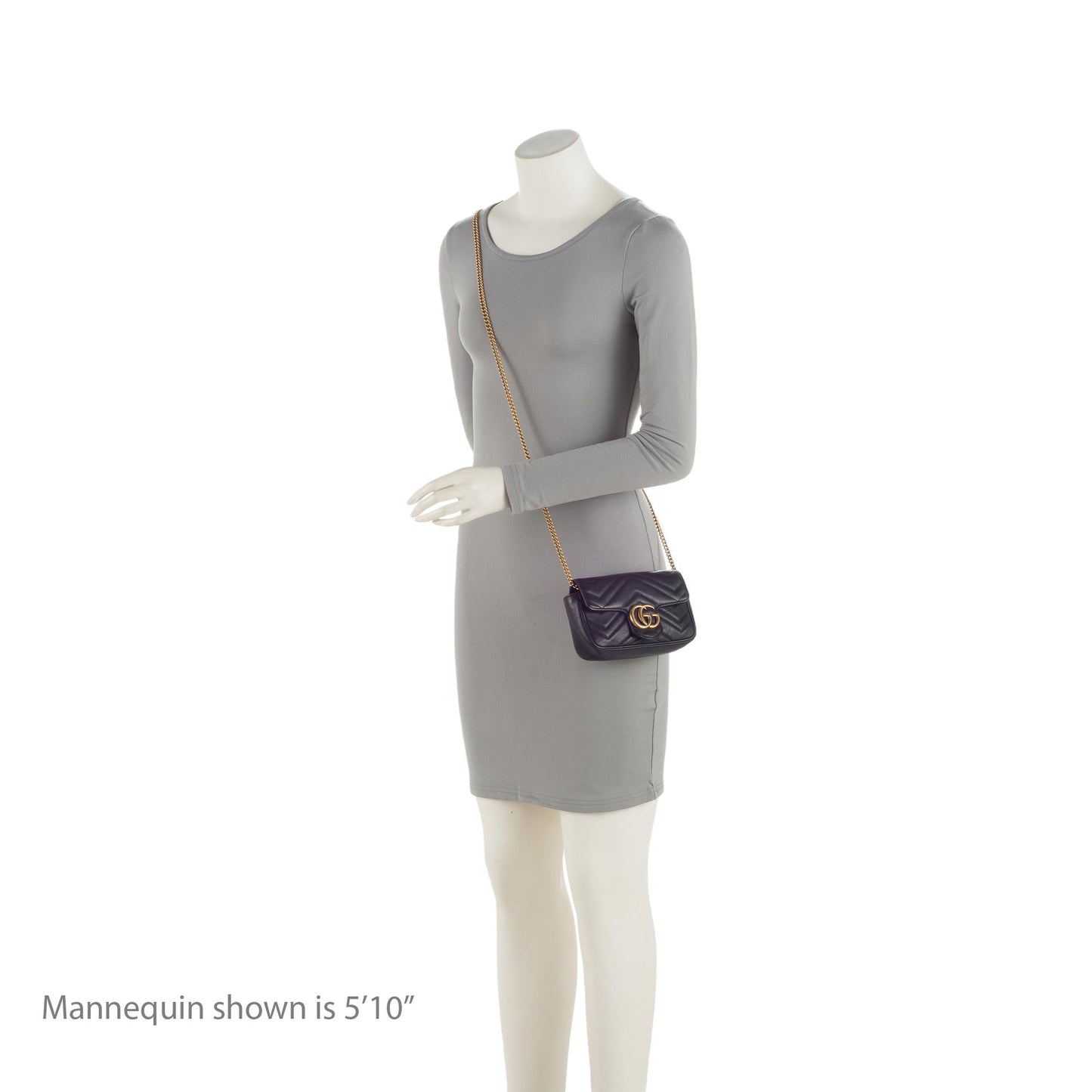 Gucci Matelasse Leather GG Marmont Super Mini Flap Bag (SHF-2hhN8g)