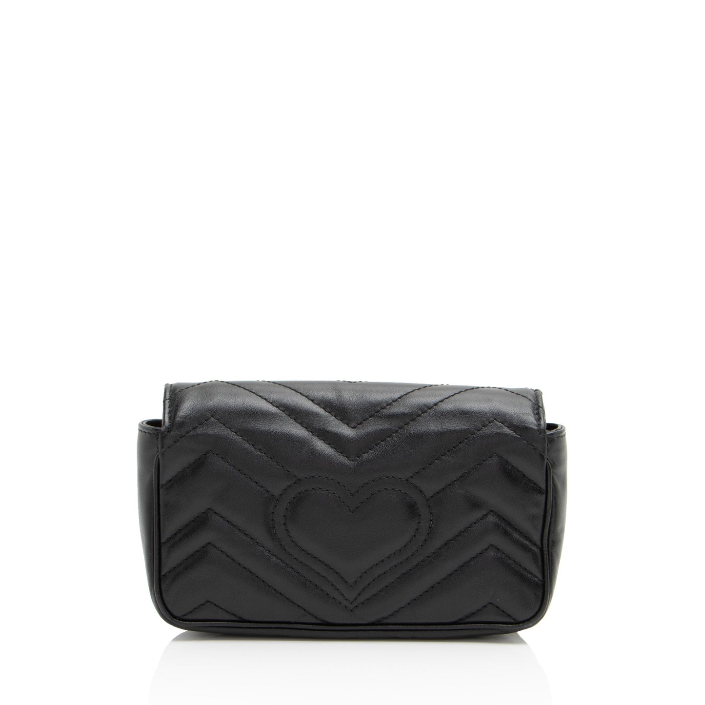 Gucci Matelasse Leather GG Marmont Super Mini Flap Bag (SHF-NshQsn)