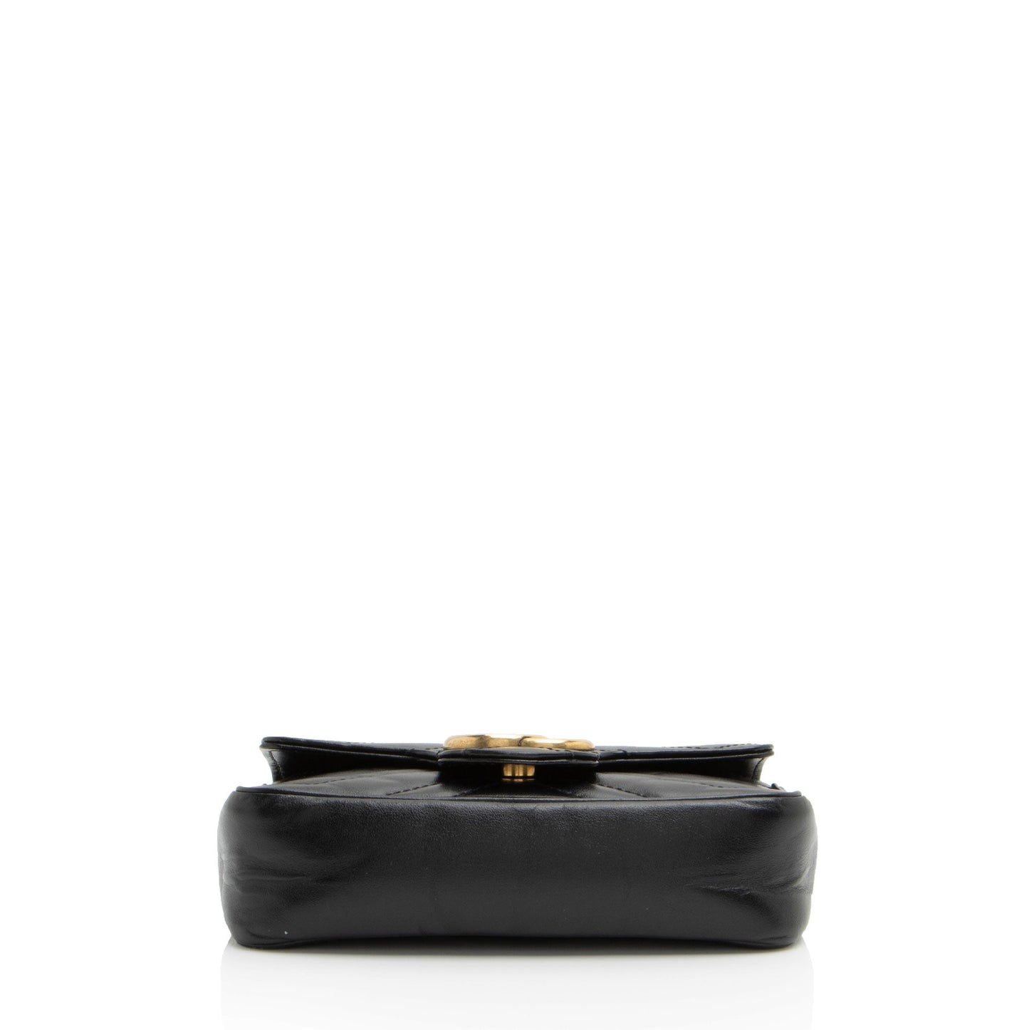 Gucci Matelasse Leather GG Marmont Super Mini Flap Bag (SHF-NshQsn)