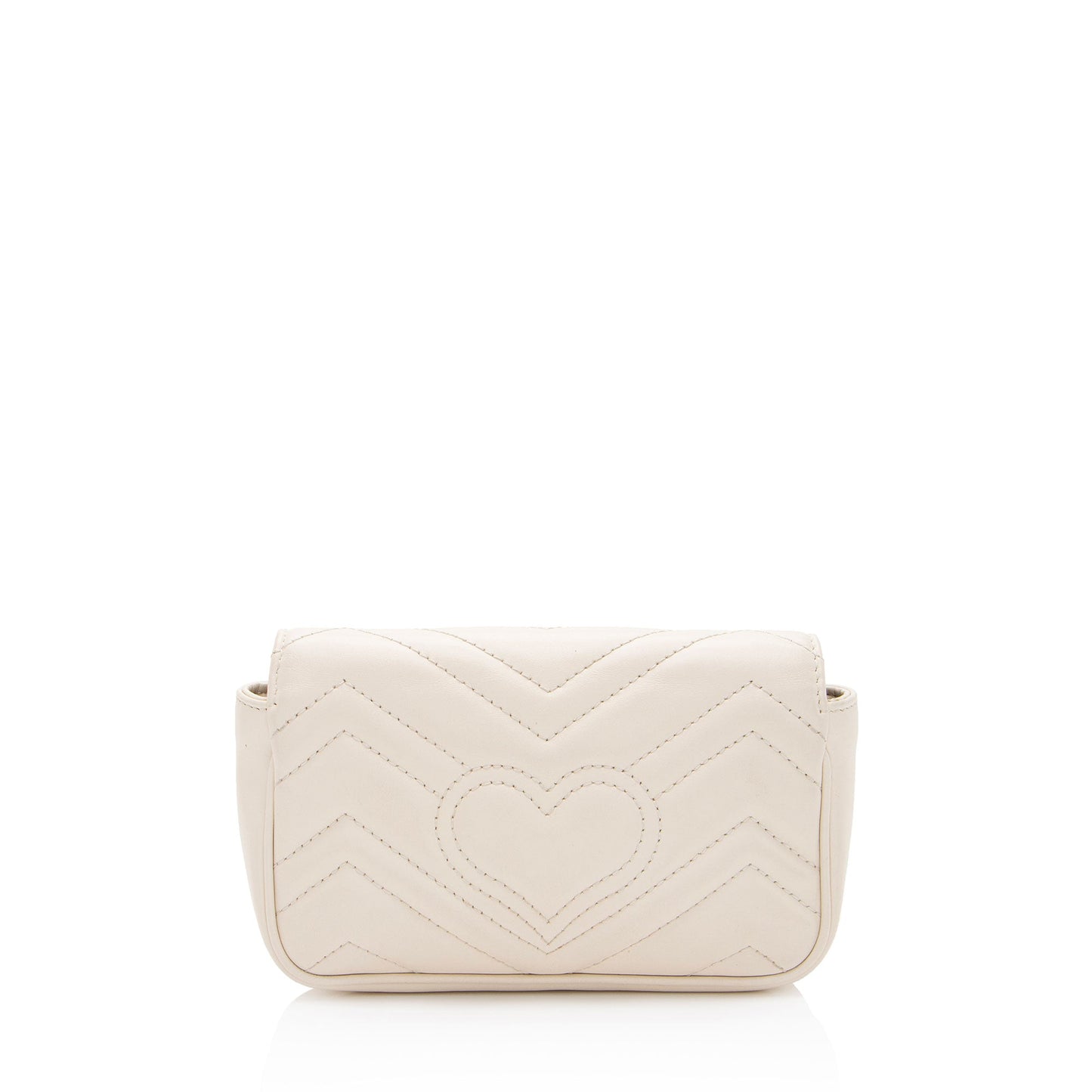 Gucci Matelasse Leather GG Marmont Super Mini Flap Bag