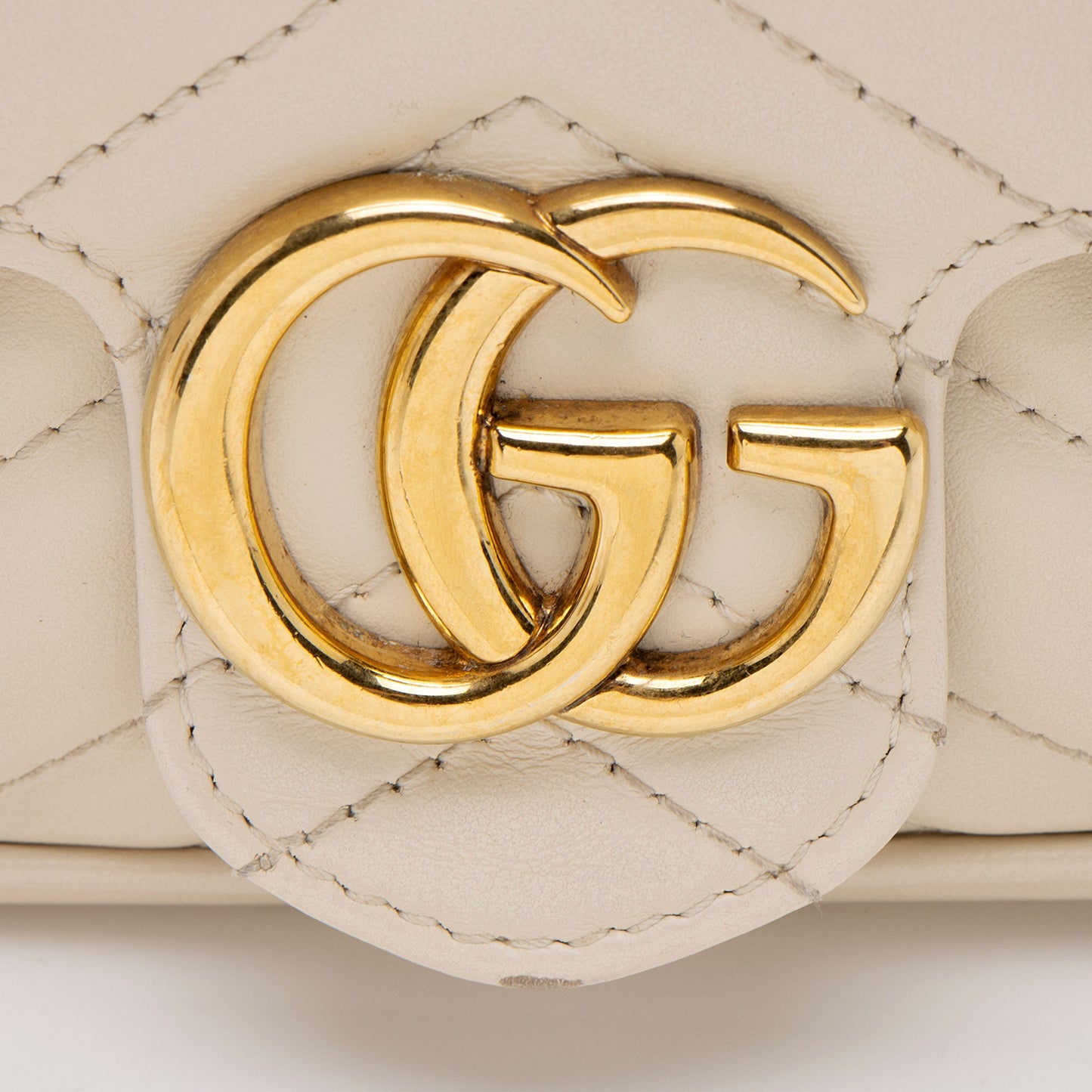 Gucci Matelasse Leather GG Marmont Super Mini Flap Bag