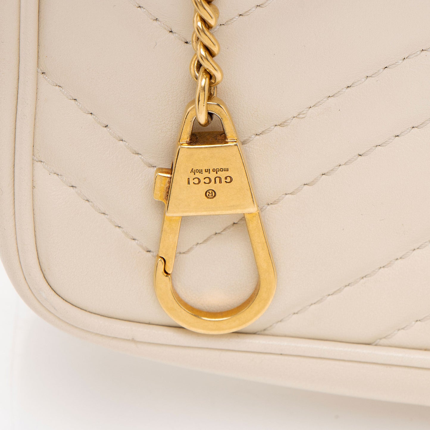 Gucci Matelasse Leather GG Marmont Super Mini Flap Bag