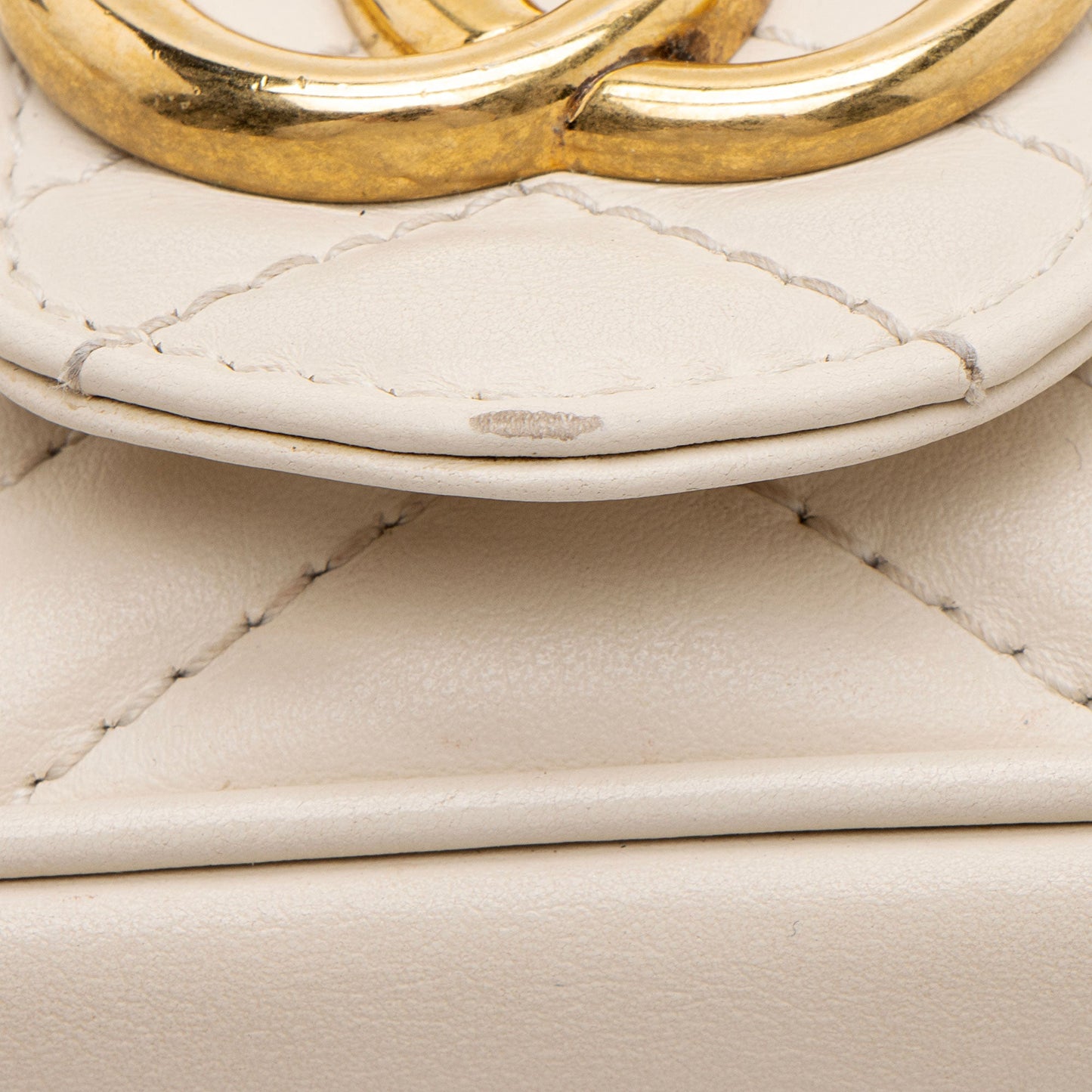 Gucci Matelasse Leather GG Marmont Super Mini Flap Bag