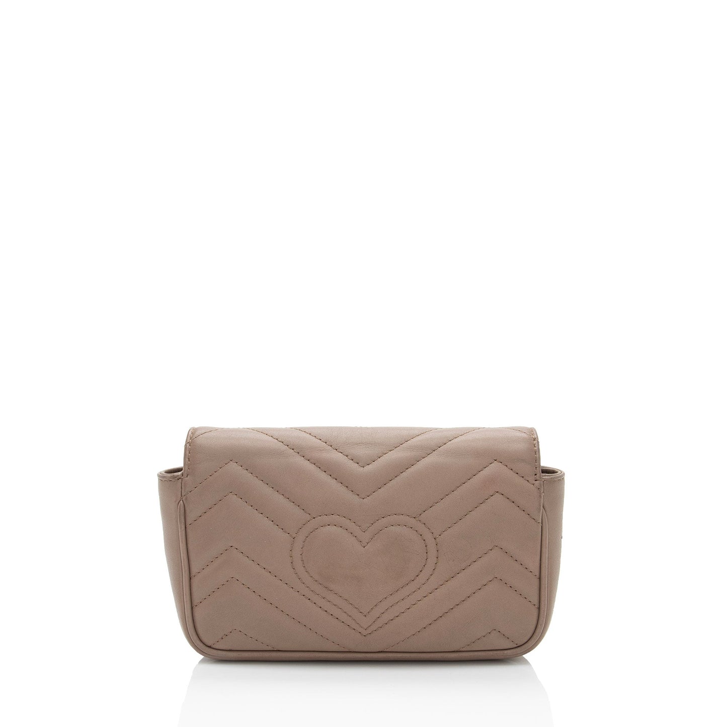 Gucci Matelasse Leather GG Marmont Super Mini Flap Bag