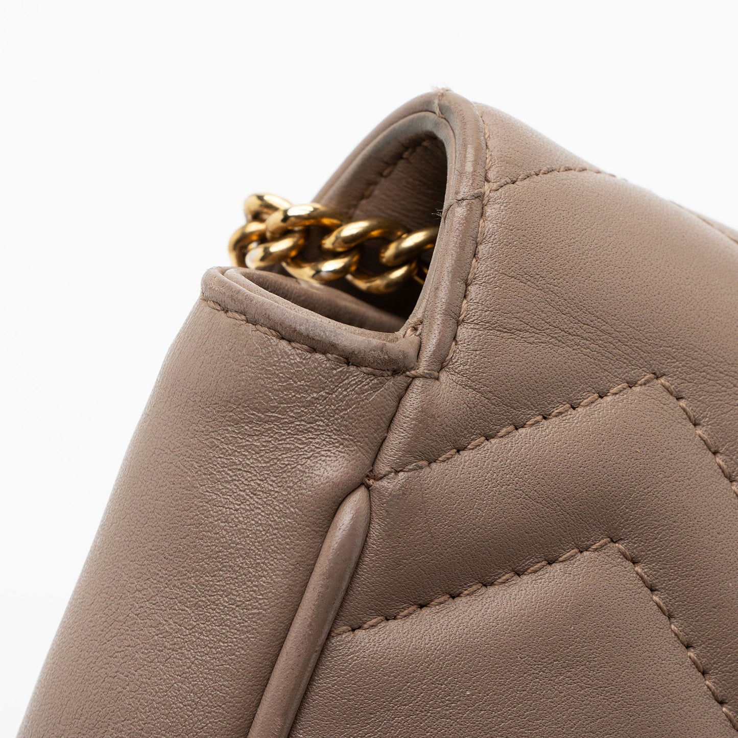 Gucci Matelasse Leather GG Marmont Super Mini Flap Bag