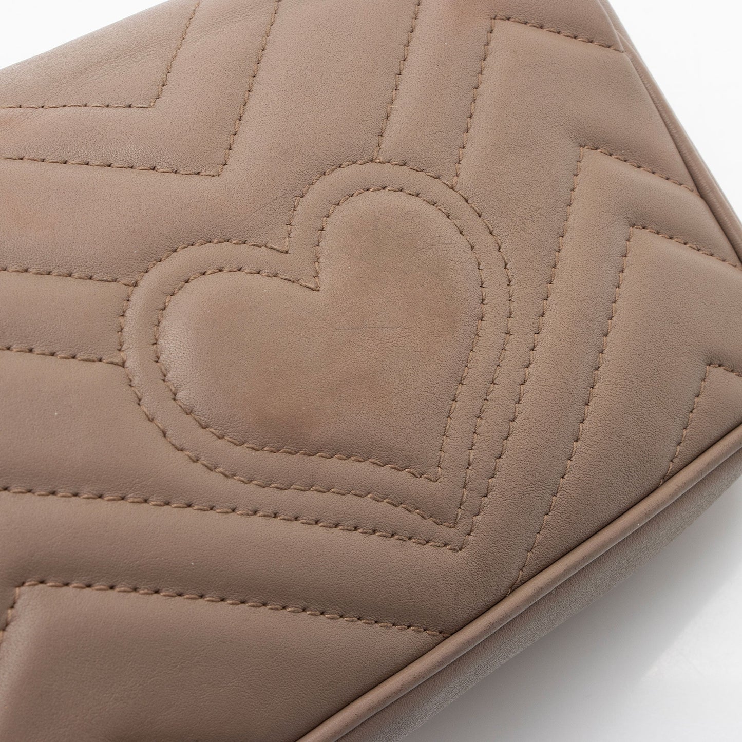 Gucci Matelasse Leather GG Marmont Super Mini Flap Bag
