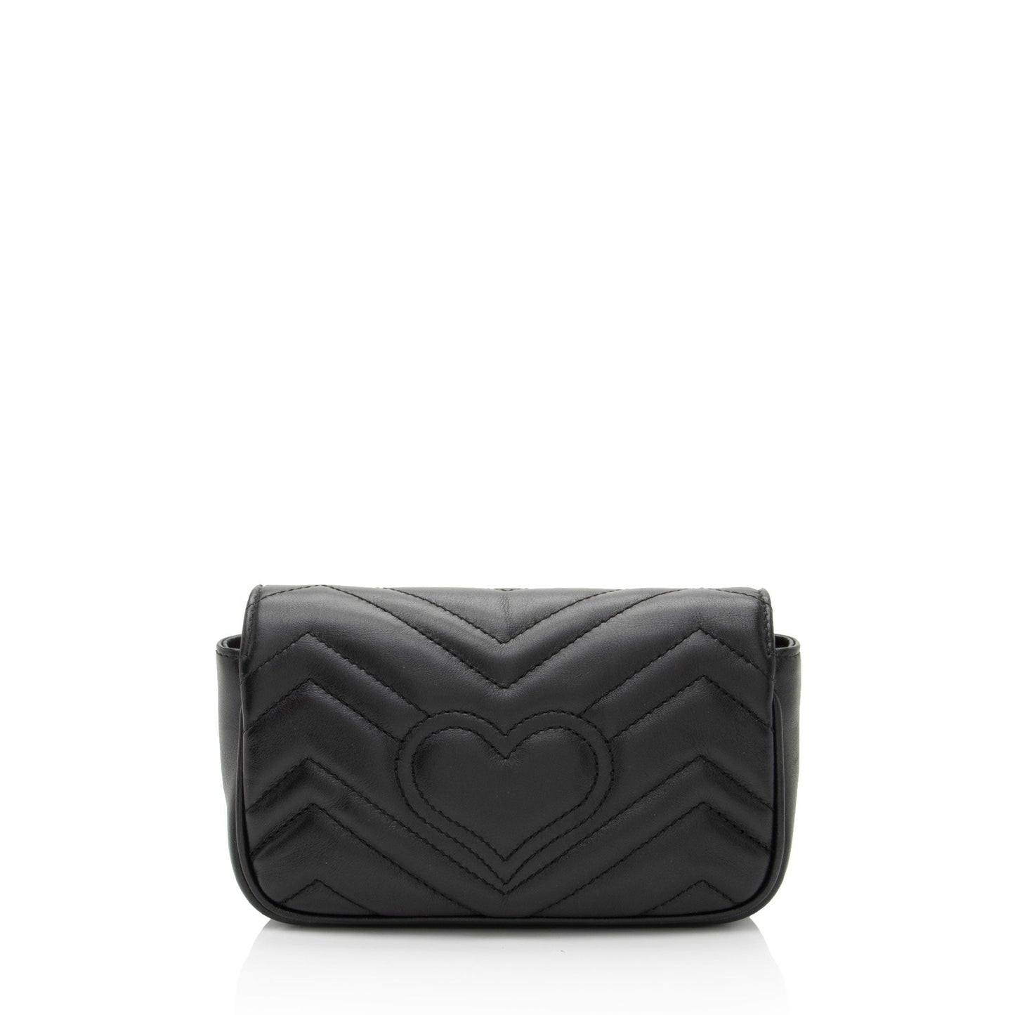 Gucci Matelasse Leather GG Marmont Super Mini Flap Bag