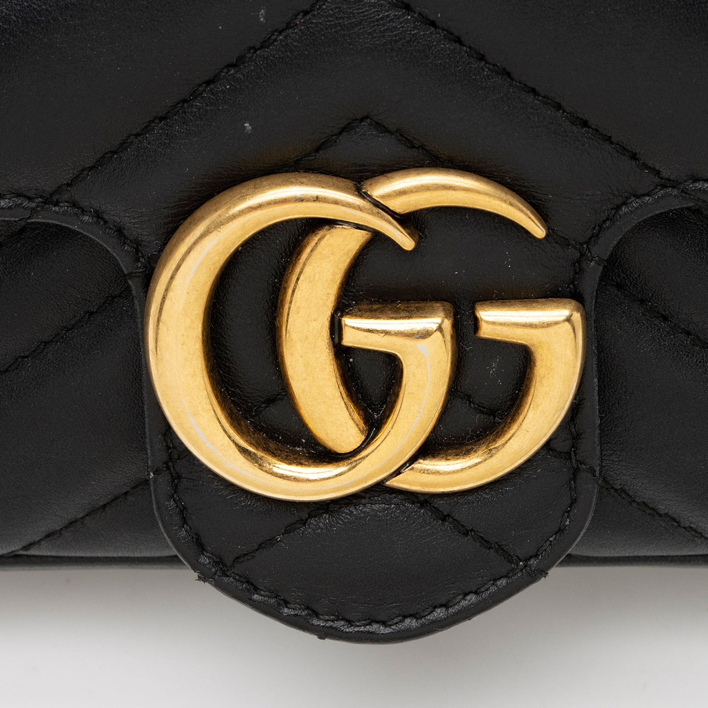 Gucci Matelasse Leather GG Marmont Super Mini Flap Bag