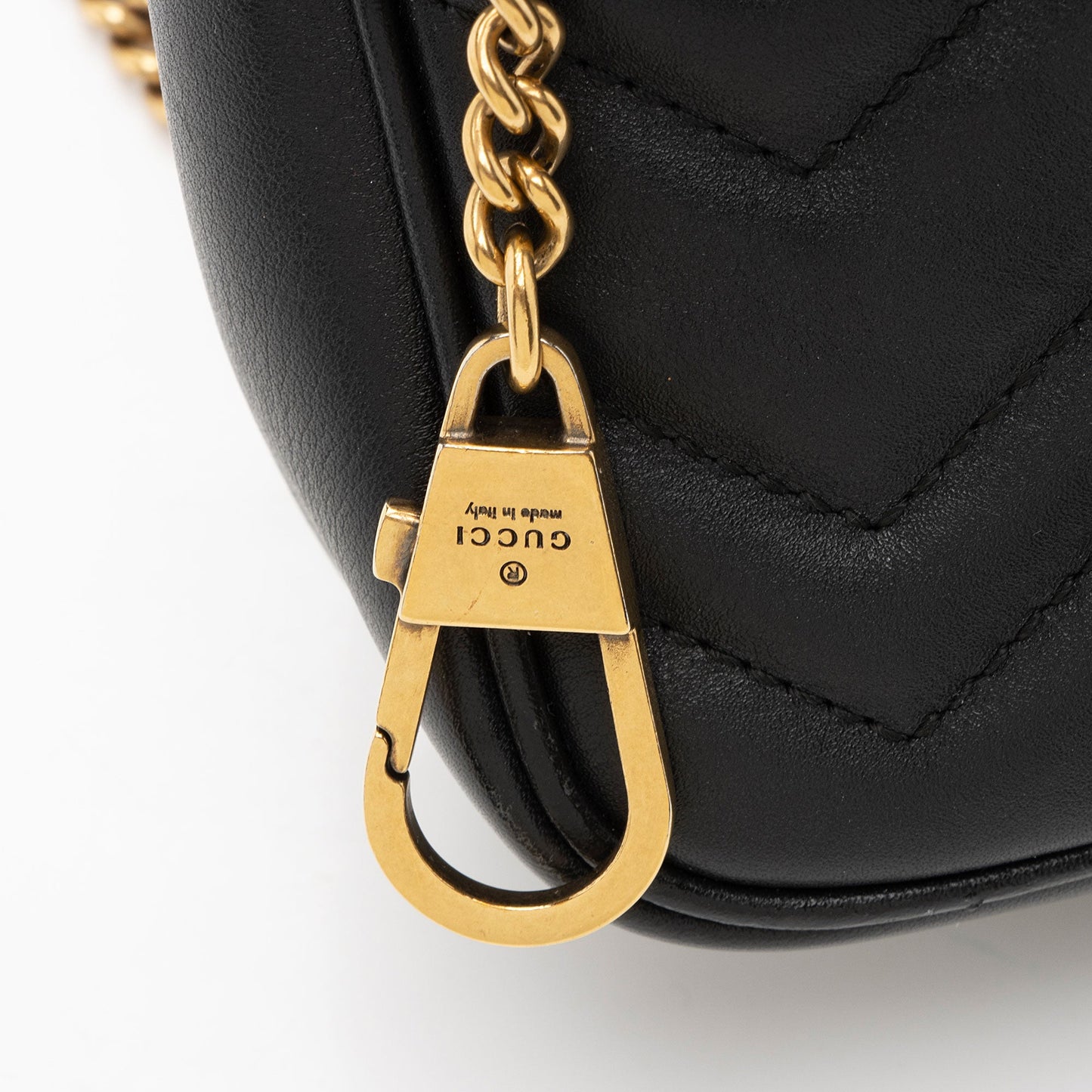 Gucci Matelasse Leather GG Marmont Super Mini Flap Bag