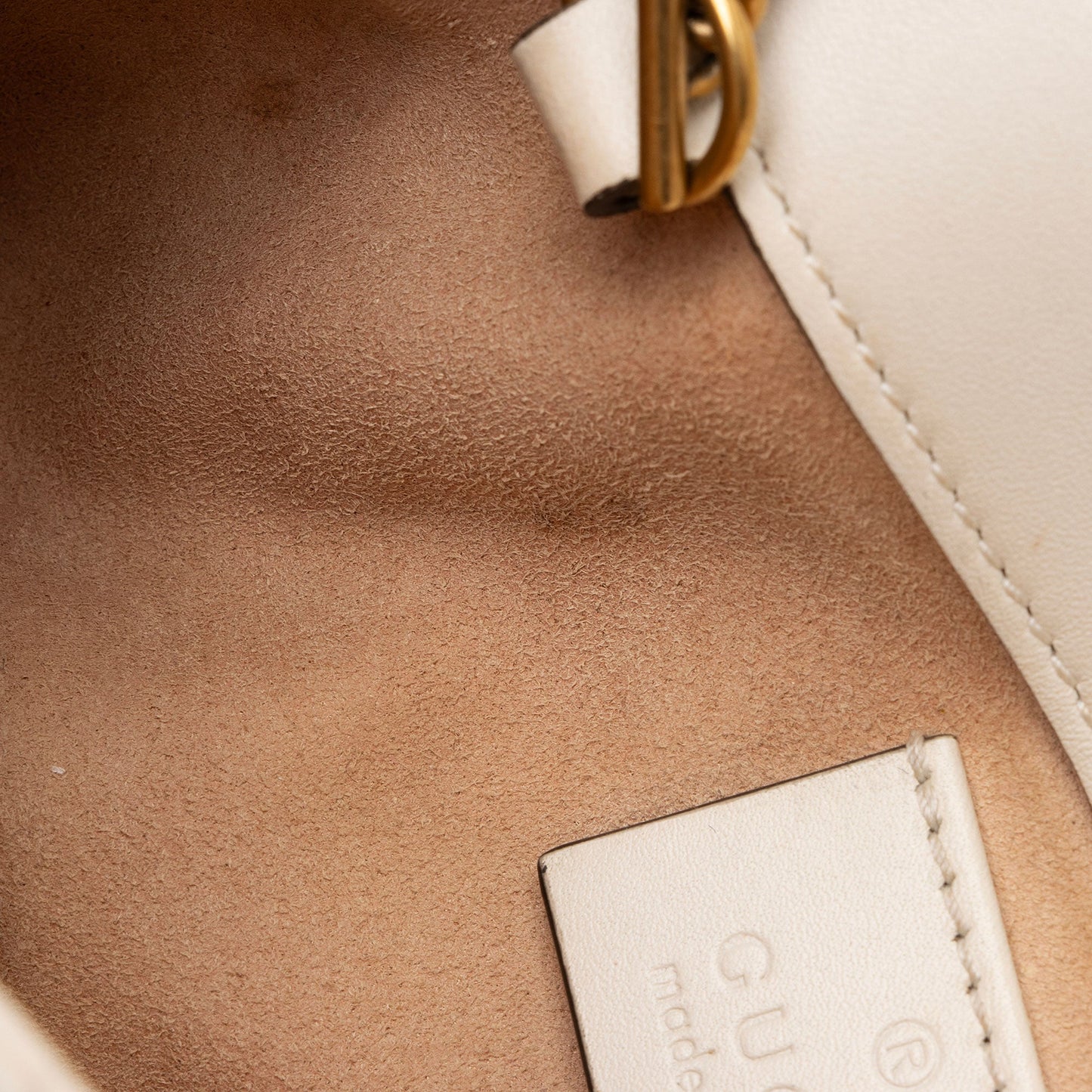 Gucci Matelasse Leather GG Marmont Super Mini Flap Bag