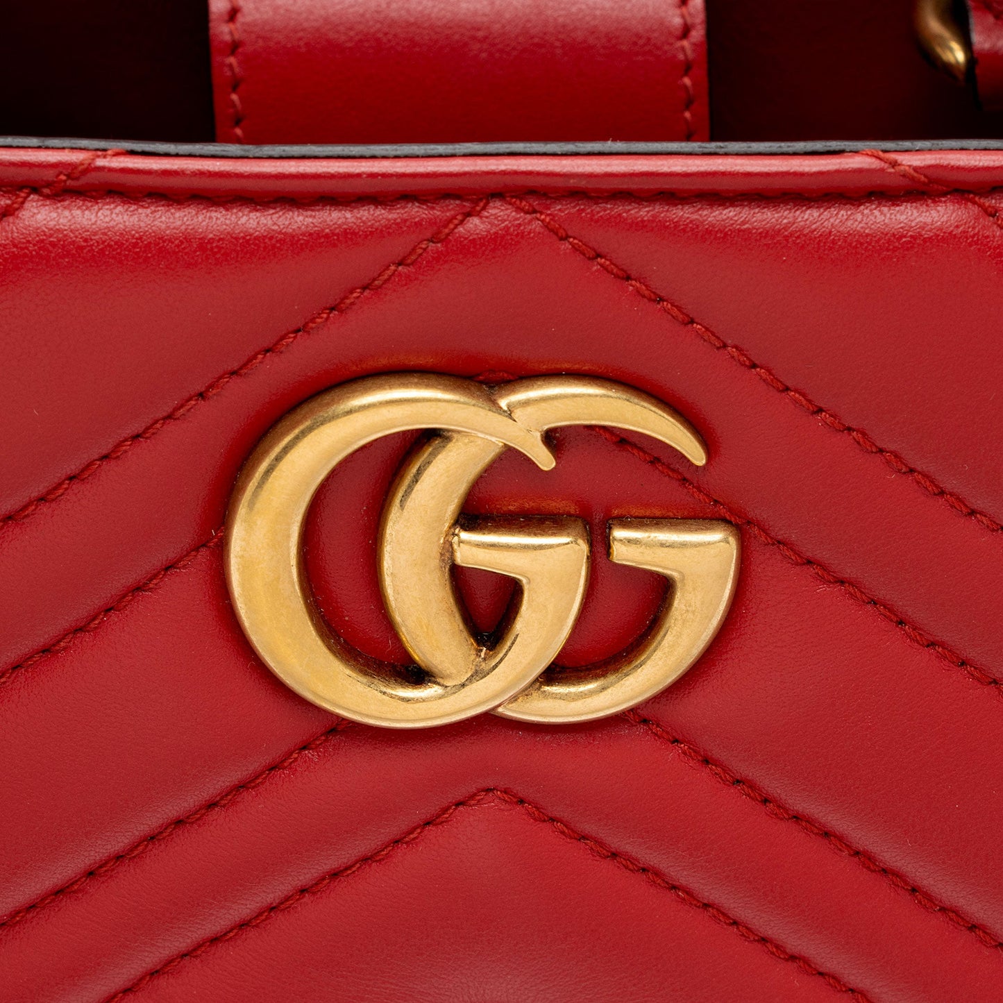 Gucci Matelasse Leather GG Marmont Small Satchel