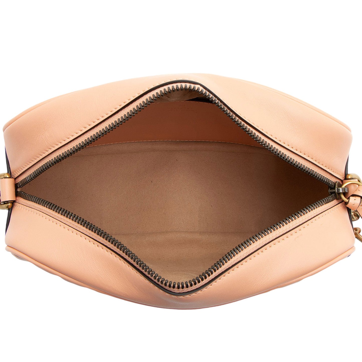Gucci Matelasse Leather GG Marmont Vertical Ring Small Shoulder Bag