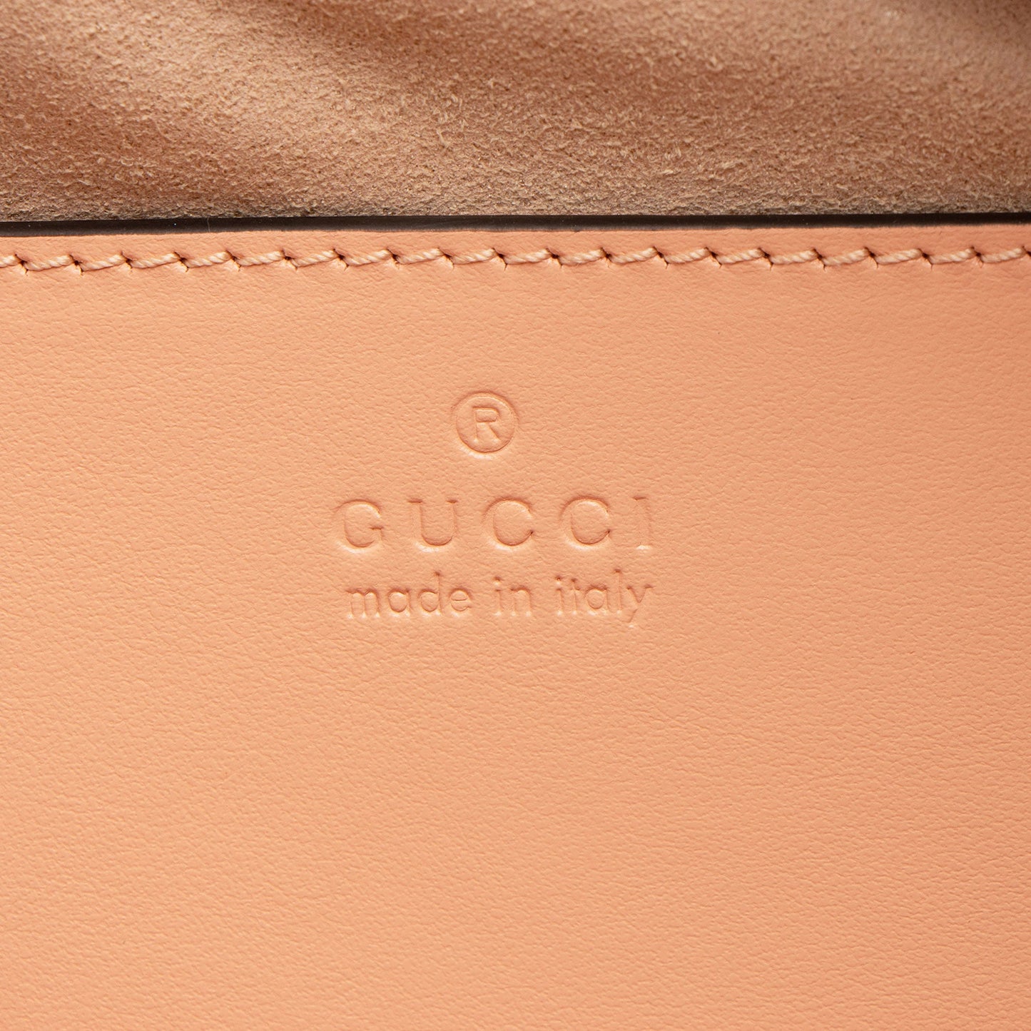 Gucci Matelasse Leather GG Marmont Vertical Ring Small Shoulder Bag