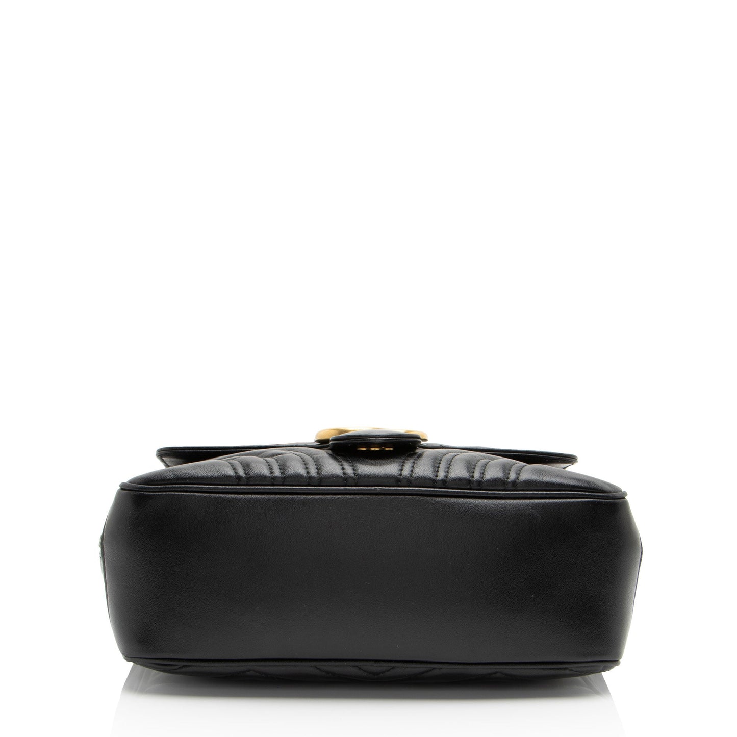 Gucci Matelasse Leather GG Marmont Zip Around Top Handle (SHF-aqAv76)