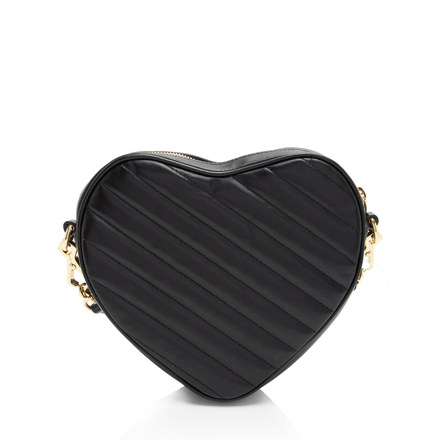 Gucci Matelasse Leather Interlocking G Heart Mini Shoulder Bag