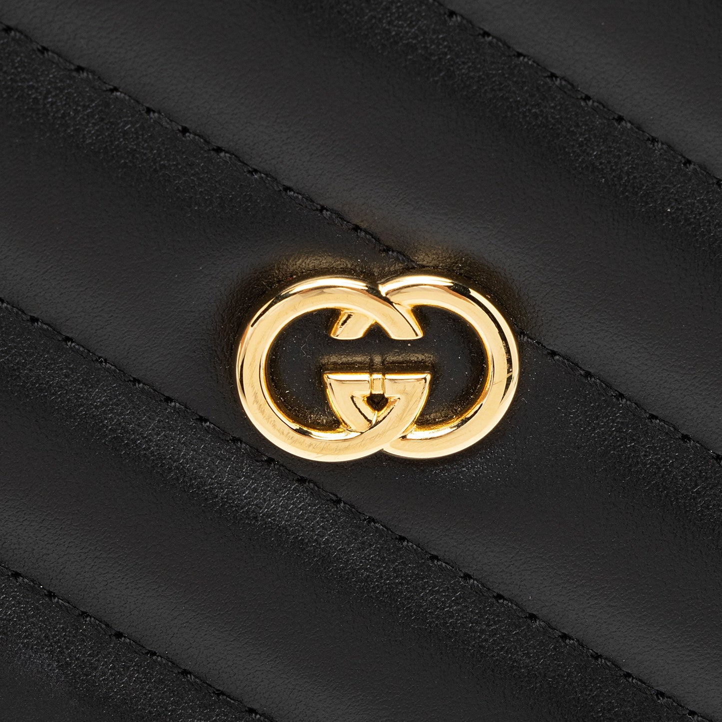 Gucci Matelasse Leather Interlocking G Heart Mini Shoulder Bag