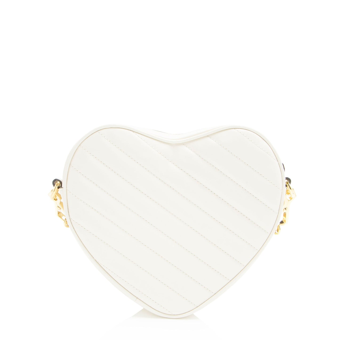 Gucci Matelasse Leather Interlocking G Heart Mini Shoulder Bag (SHF-iaso5p)