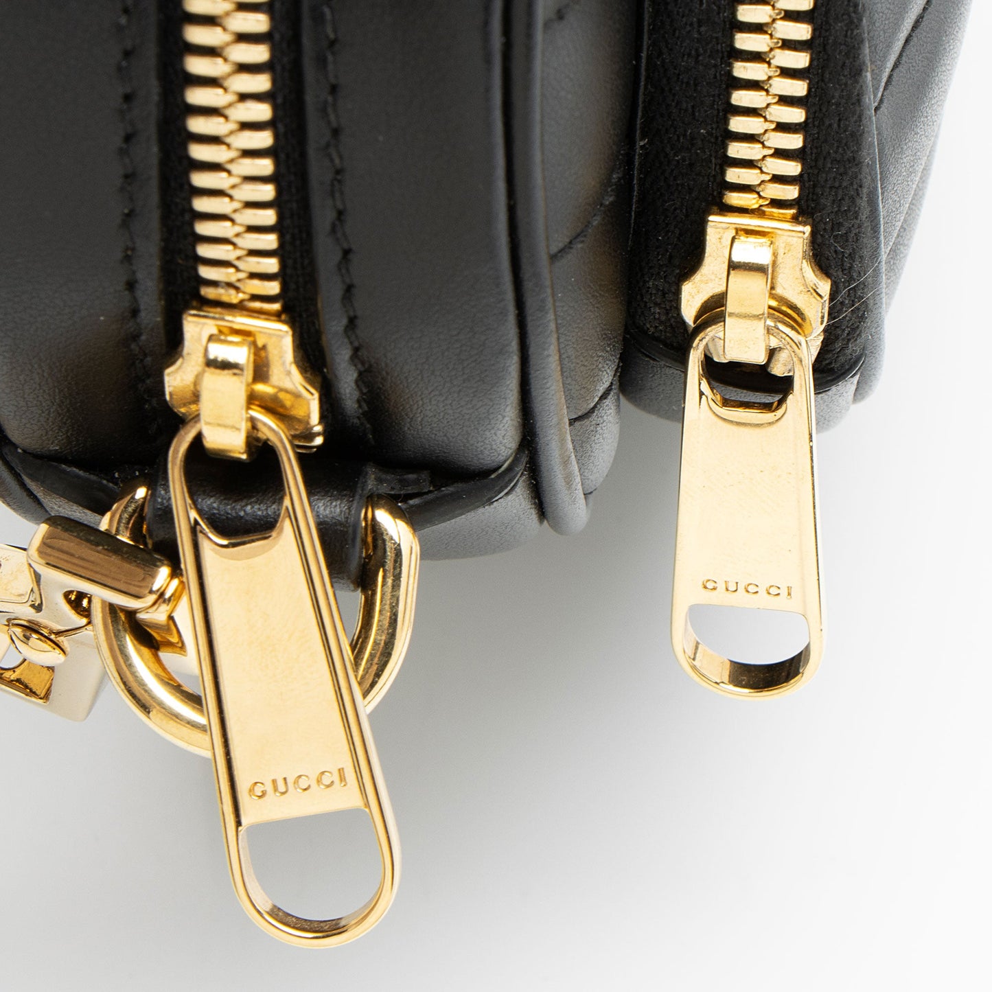 Gucci Matelasse Leather Interlocking G Heart Mini Shoulder Bag