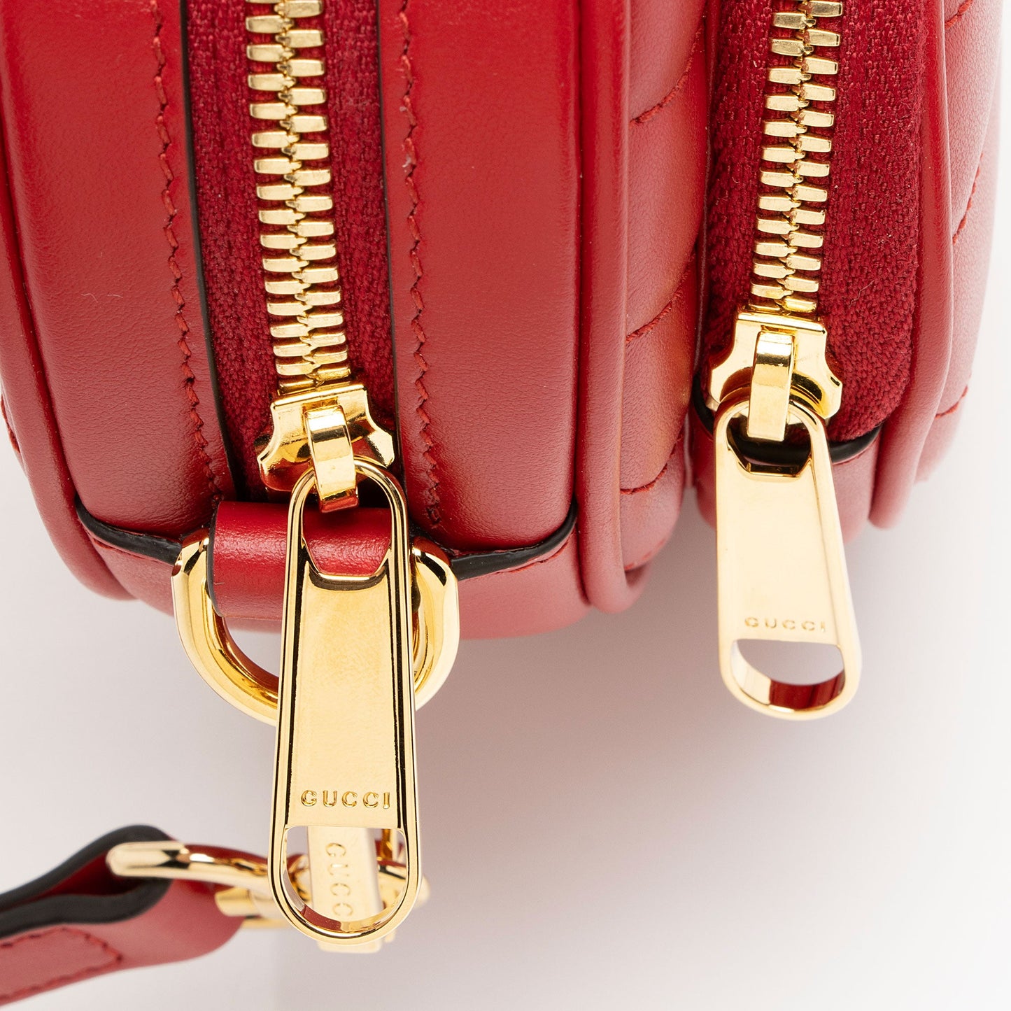 Gucci Matelasse Leather Interlocking G Heart Mini Shoulder Bag