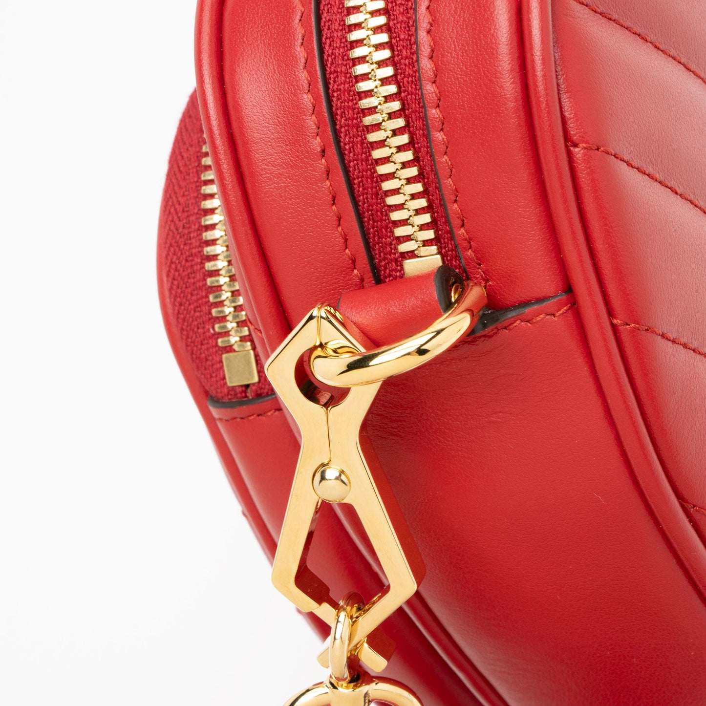 Gucci Matelasse Leather Interlocking G Heart Mini Shoulder Bag