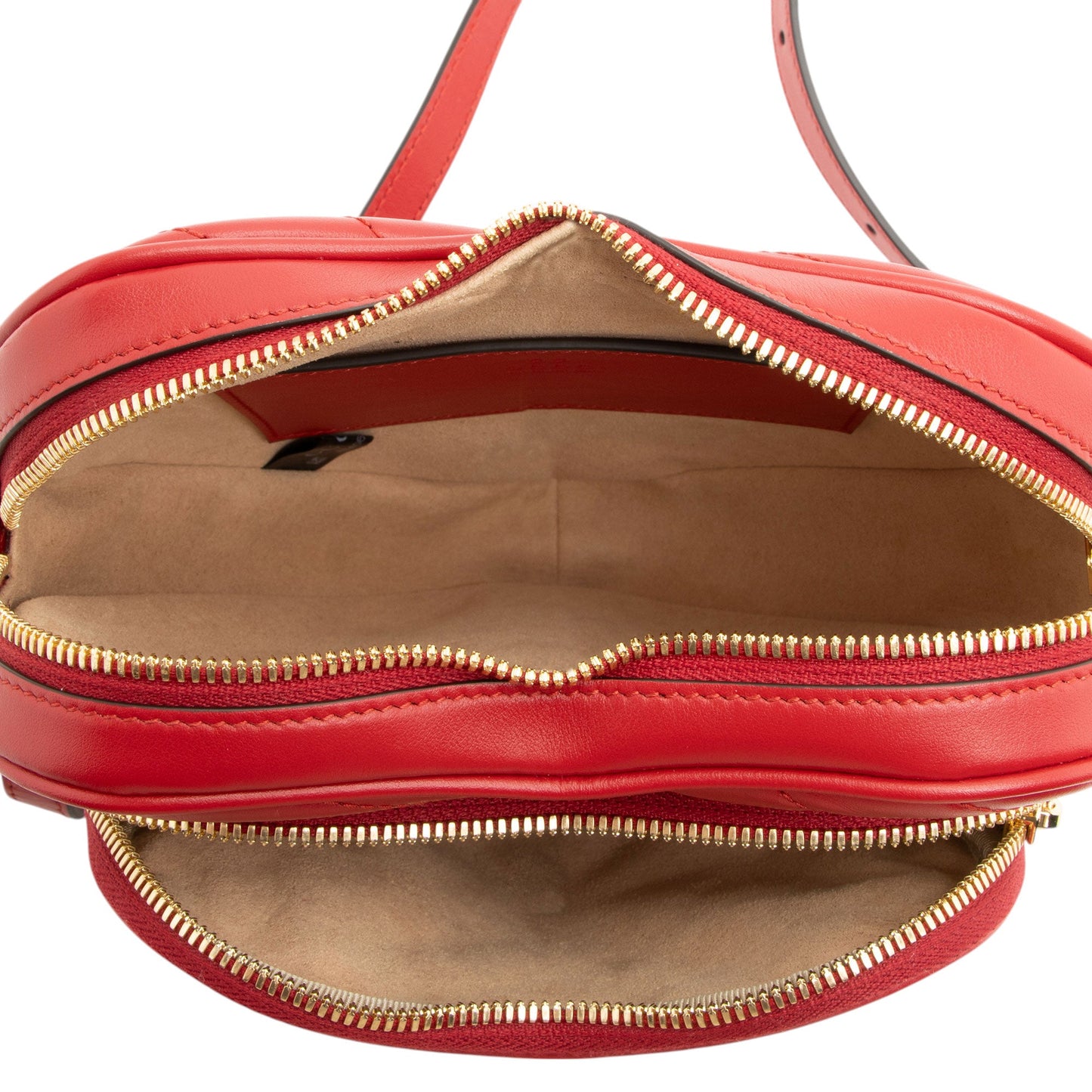 Gucci Matelasse Leather Interlocking G Heart Mini Shoulder Bag
