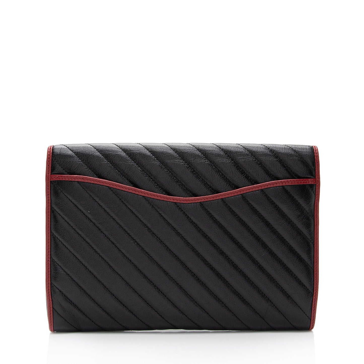 Gucci Matelasse Leather Torchon GG Marmont Clutch (SHF-AQeHxl)