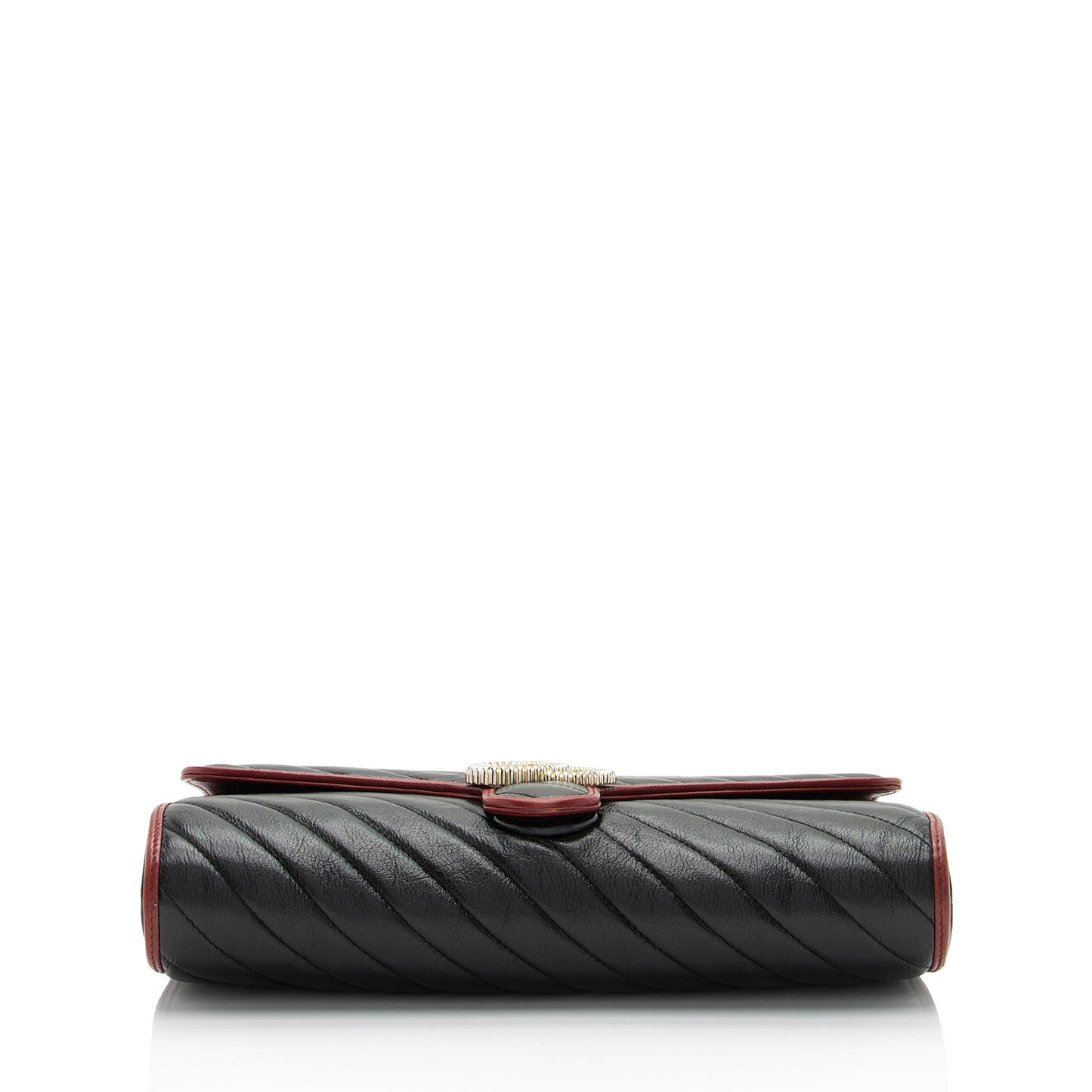 Gucci Matelasse Leather Torchon GG Marmont Clutch (SHF-GnVwkR)