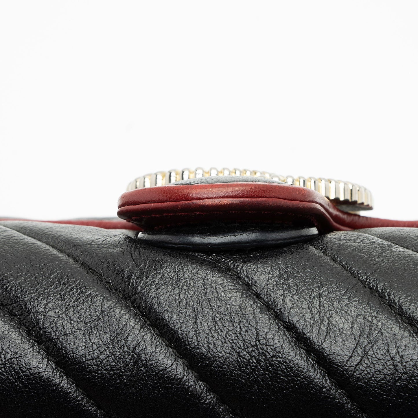 Gucci Matelasse Leather Torchon GG Marmont Clutch (SHF-GnVwkR)