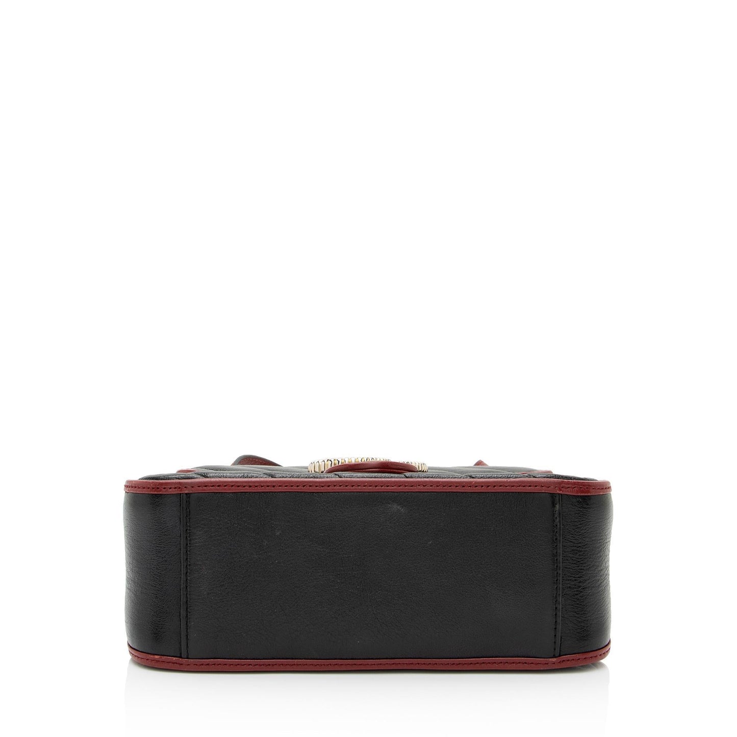 Gucci Matelasse Leather Torchon GG Marmont Mini Top Handle Bag (SHF-bIyeeK)