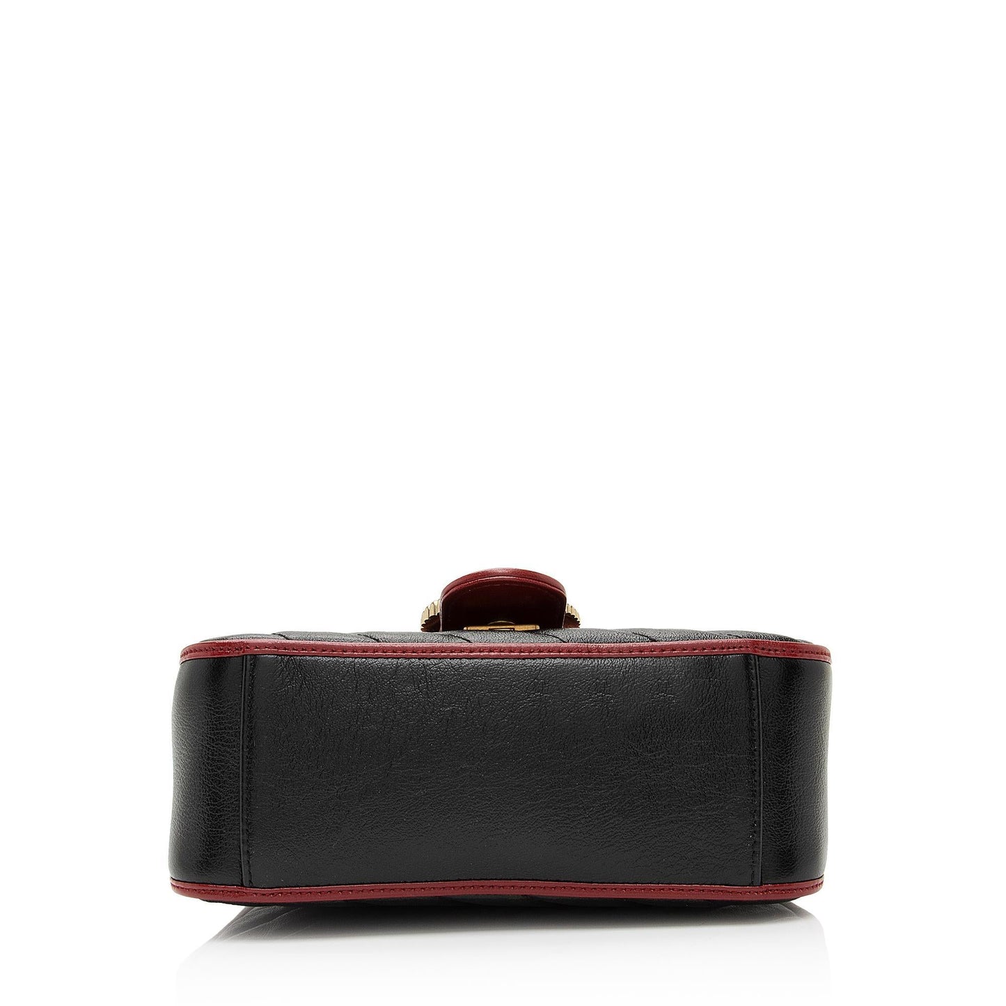Gucci Matelasse Leather Torchon GG Marmont Mini Top Handle Bag (SHF-TofIot)