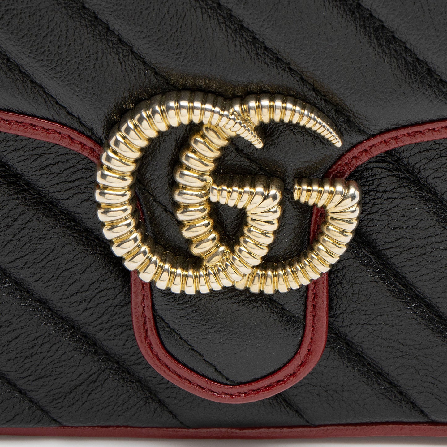 Gucci Matelasse Leather Torchon GG Marmont Mini Top Handle