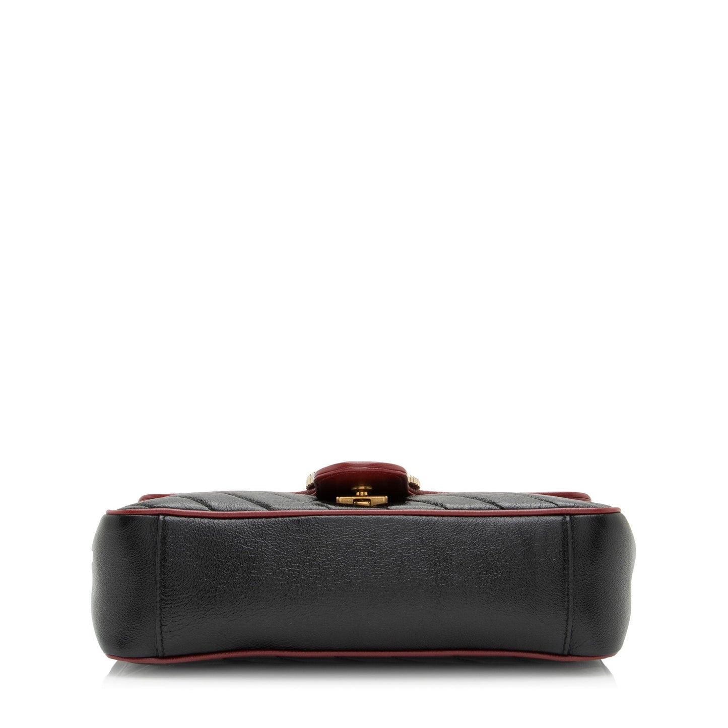 Gucci Matelasse Leather Torchon GG Marmont Small Flap Bag