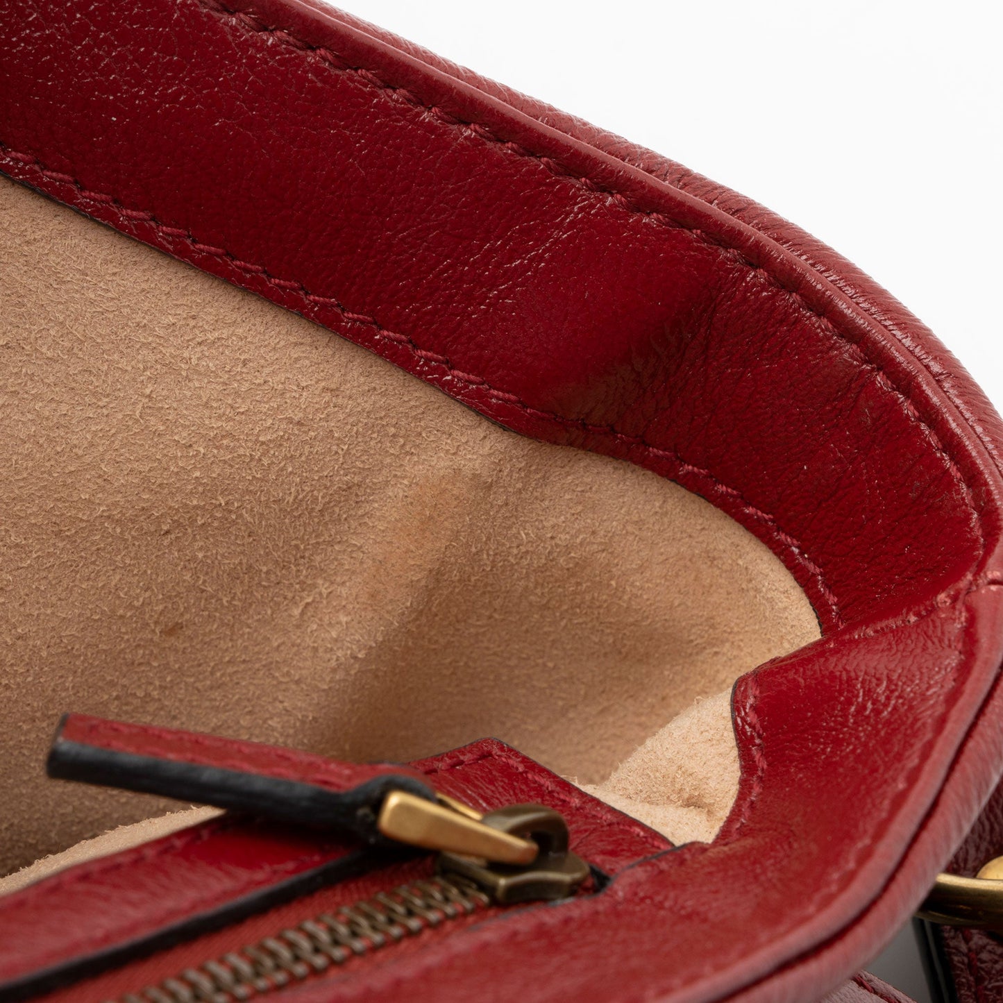 Gucci Matelasse Leather Torchon GG Marmont Small Flap Bag