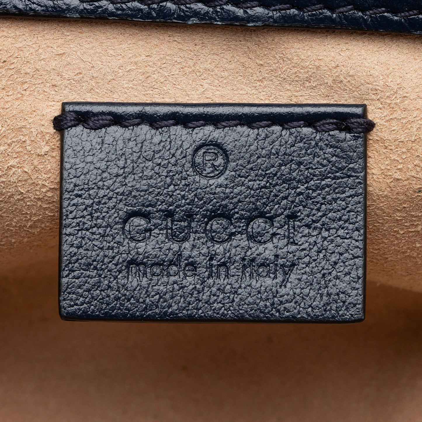 Gucci Matelasse Leather Torchon GG Marmont Super Mini Flap Bag (SHF-bXZV03)