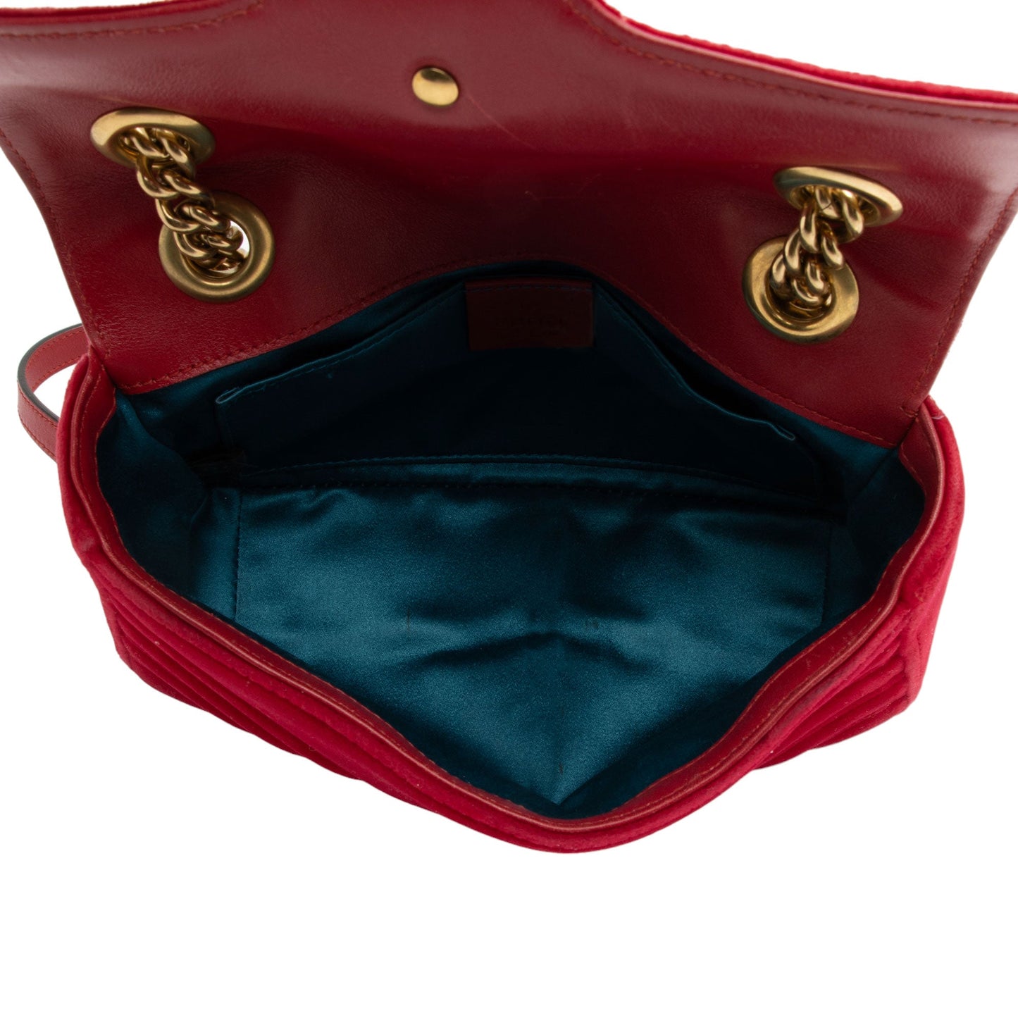 Gucci Matelasse Velvet GG Marmont Mini Flap Bag (SHF-80mt04)