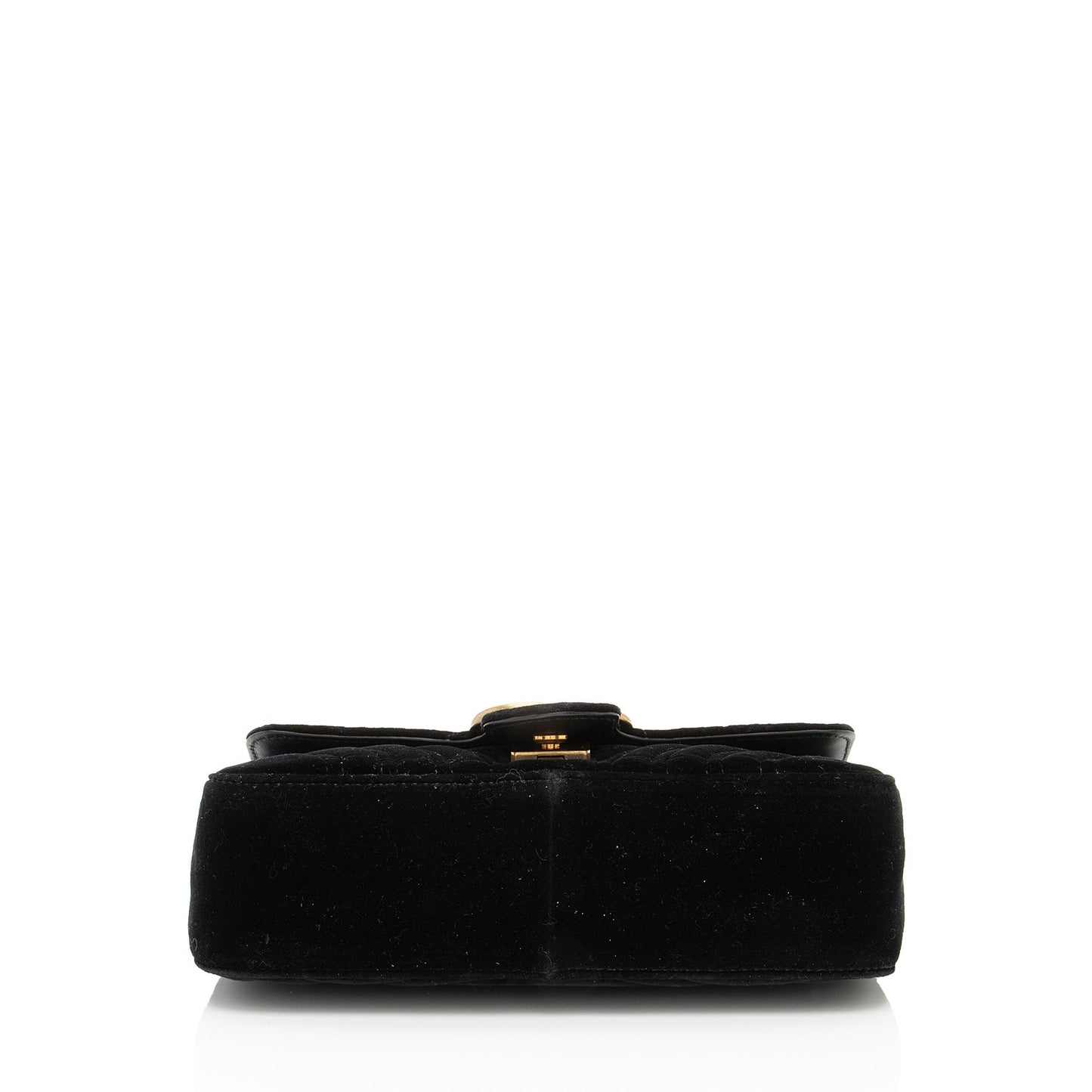 Gucci Matelasse Velvet GG Marmont Mini Flap Bag