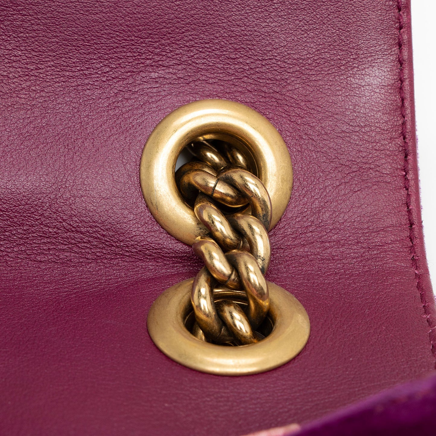 Gucci Matelasse Velvet GG Marmont Mini Flap  Bag (SHF-dH4gBl)