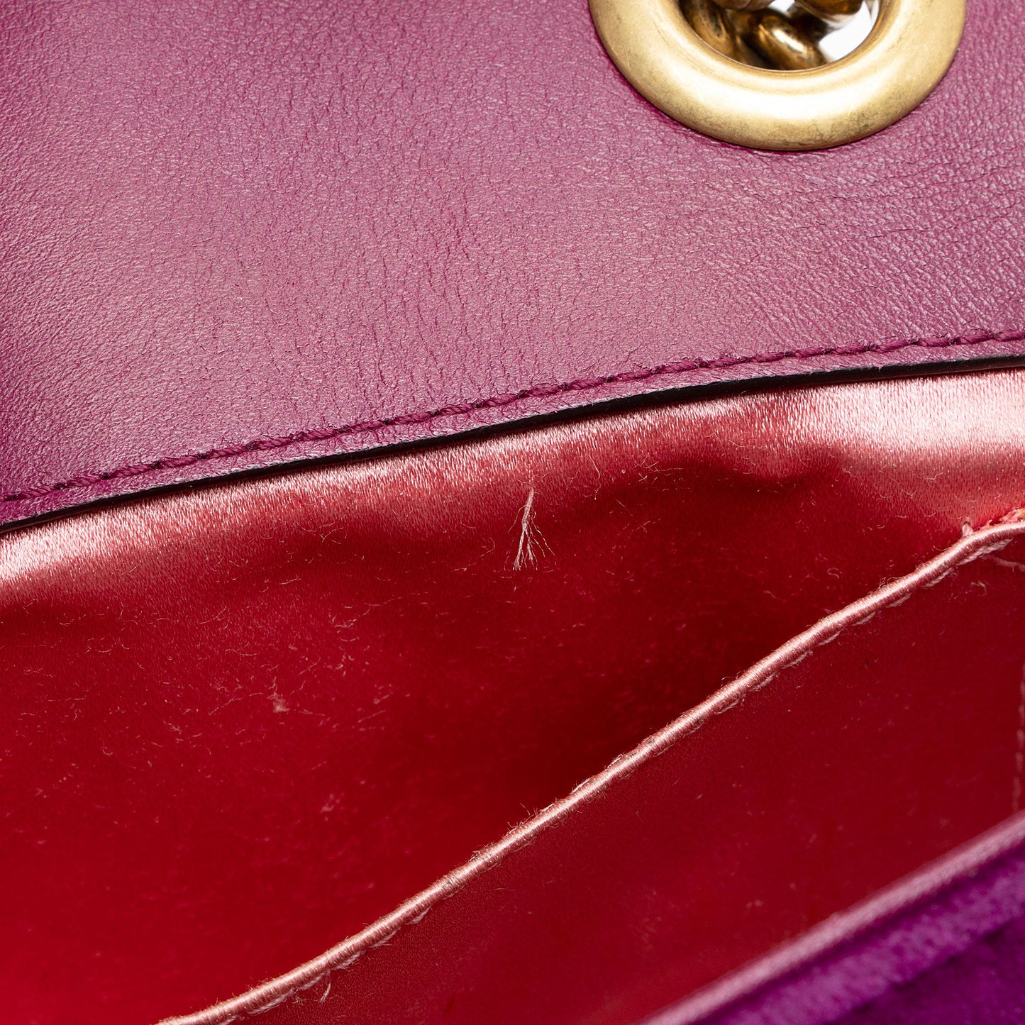 Gucci Matelasse Velvet GG Marmont Mini Flap  Bag (SHF-dH4gBl)