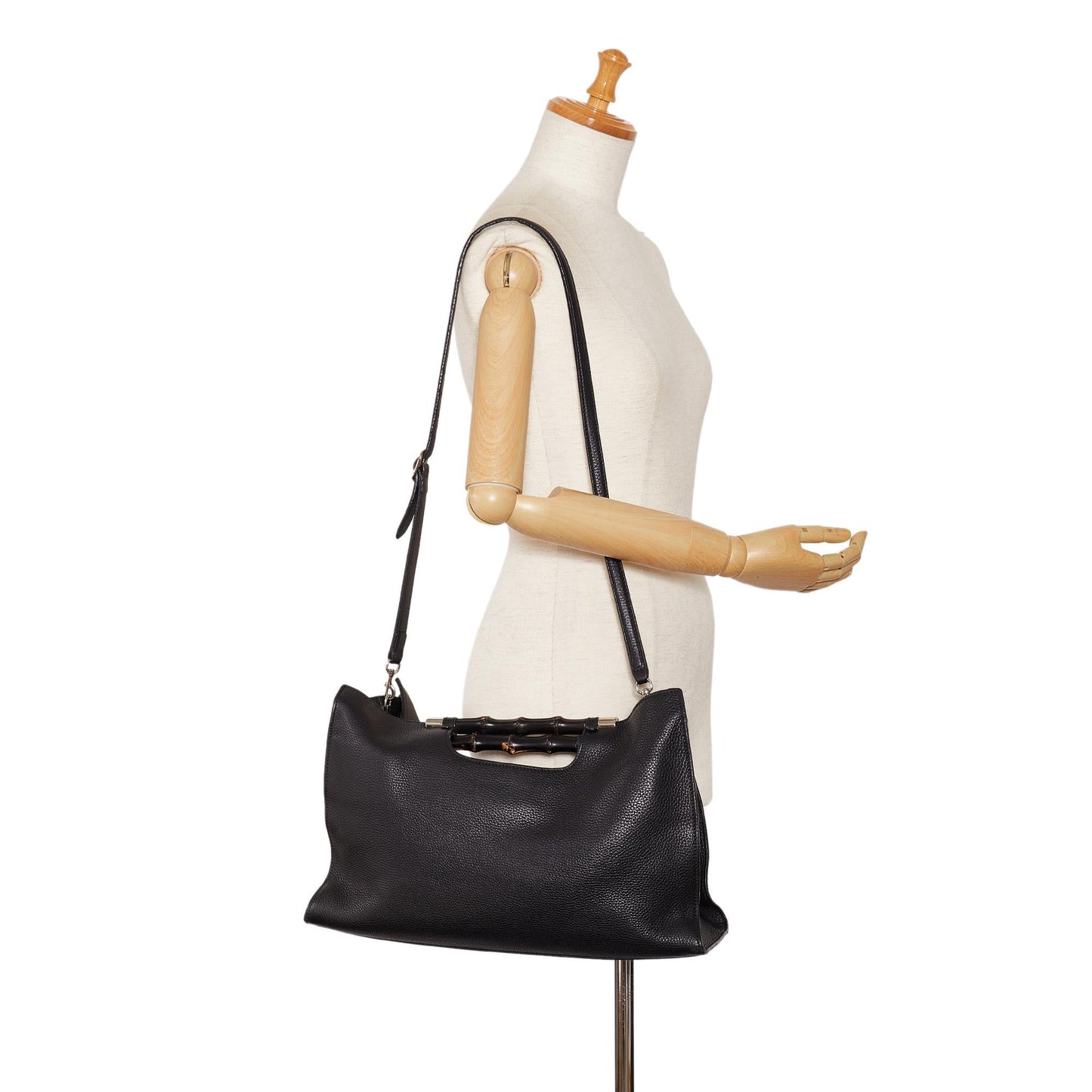 Gucci Medium Bamboo Daily Shopper (SHG-wq7mCa)