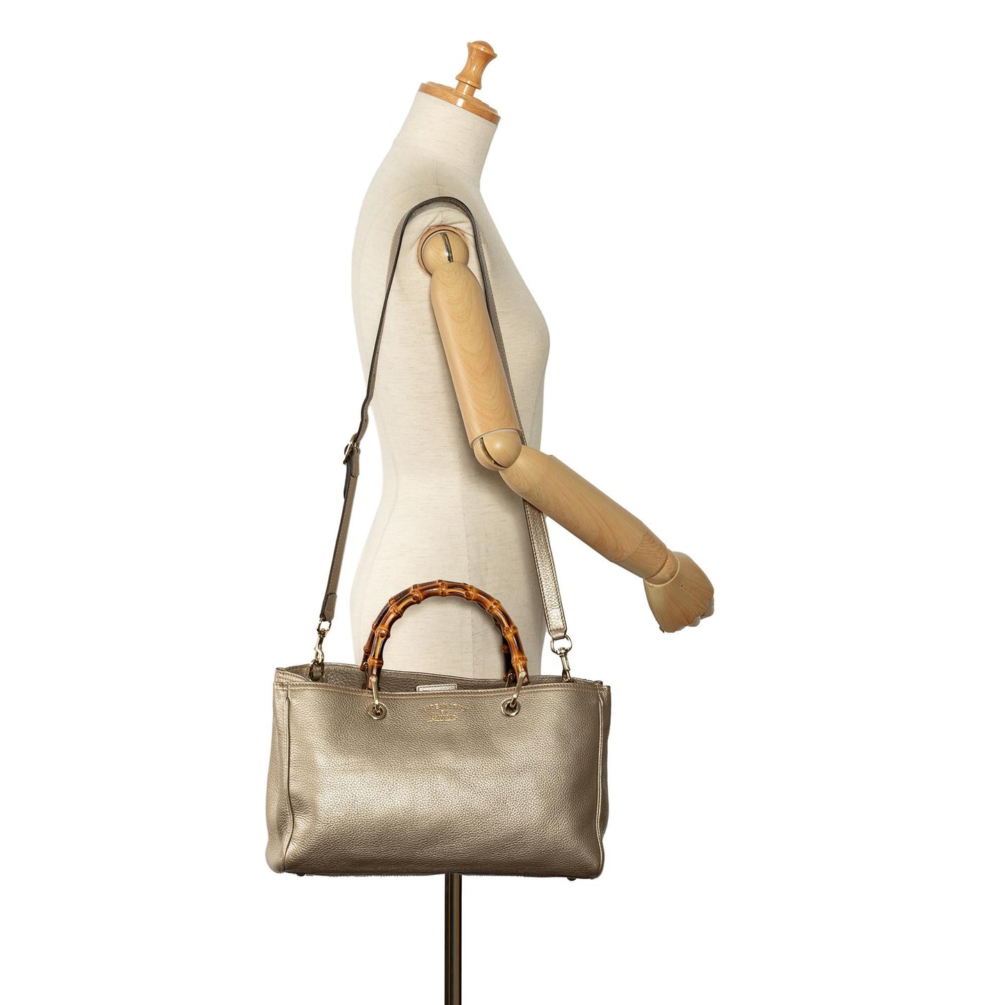 Gucci Medium Bamboo Shopper (SHG-Qy1cuX)