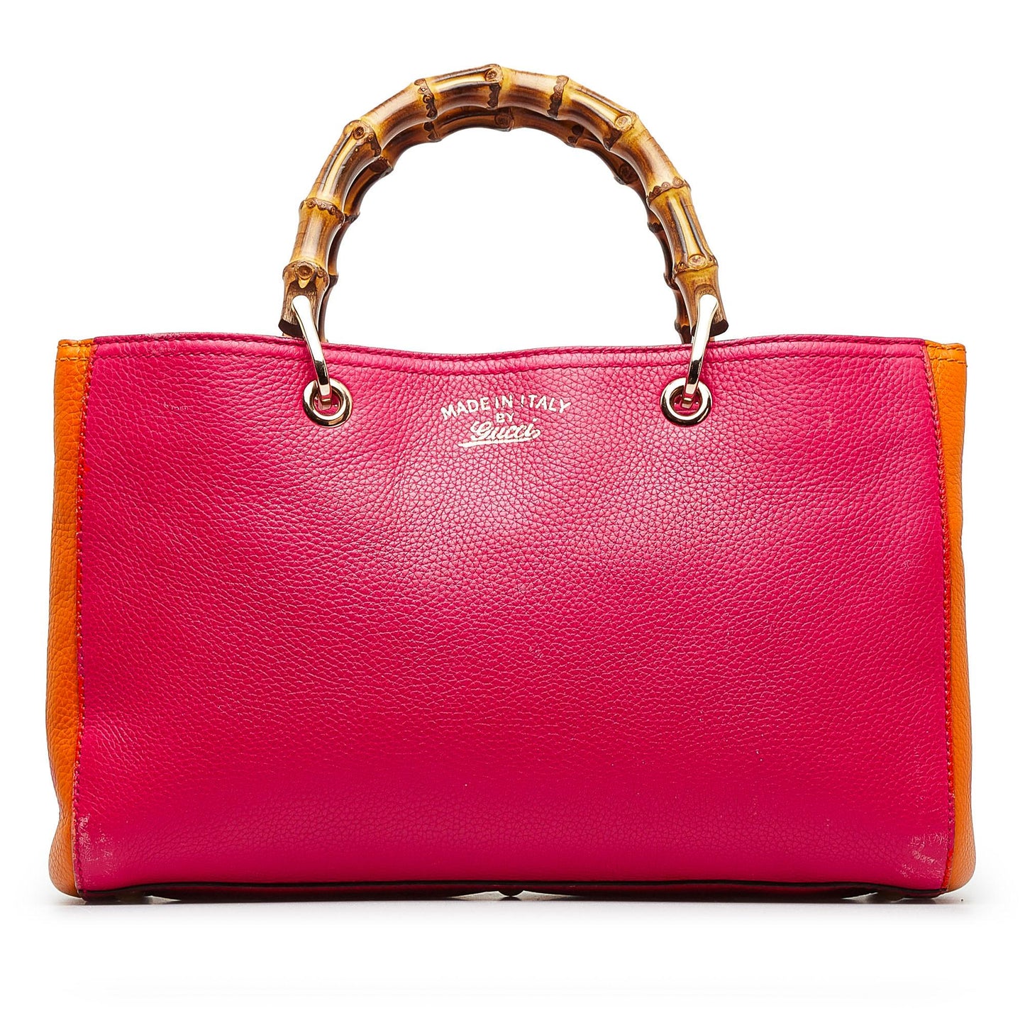 Gucci Medium Bicolor Bamboo Shopper (SHG-Sv82lq)