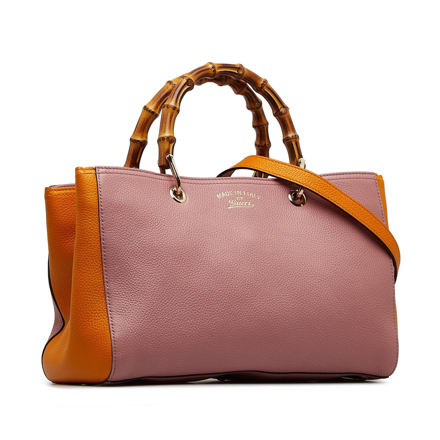 Gucci Medium Bicolor Bamboo Shopper (SHG-JKIO4B)