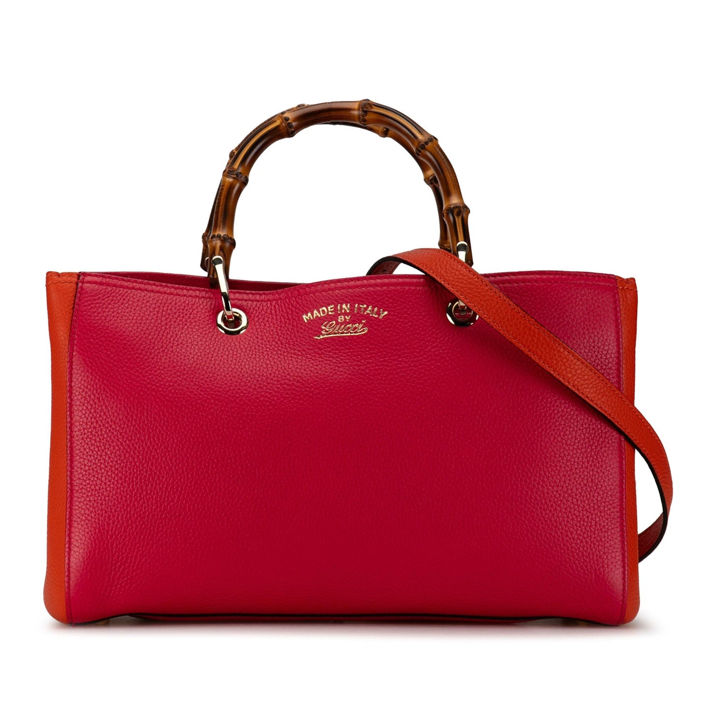 Gucci Medium Bicolor Bamboo Shopper (SHG-XarzxK)