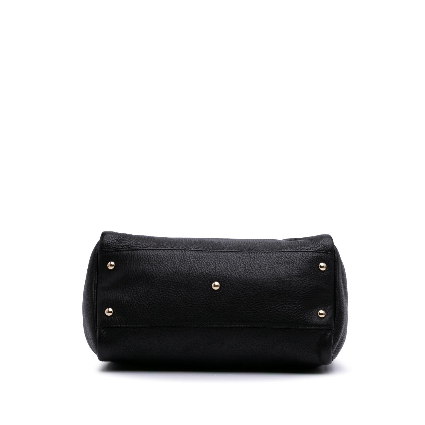 Gucci Medium Calfskin Bamboo Shopper Boston Bag