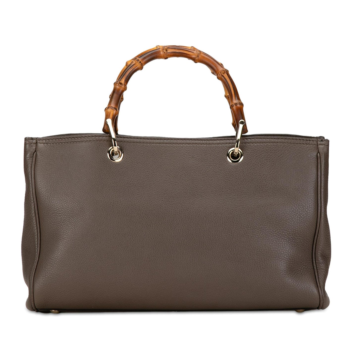 Gucci Medium Calfskin Bamboo Shopper Satchel (SHG-N0vdQS)